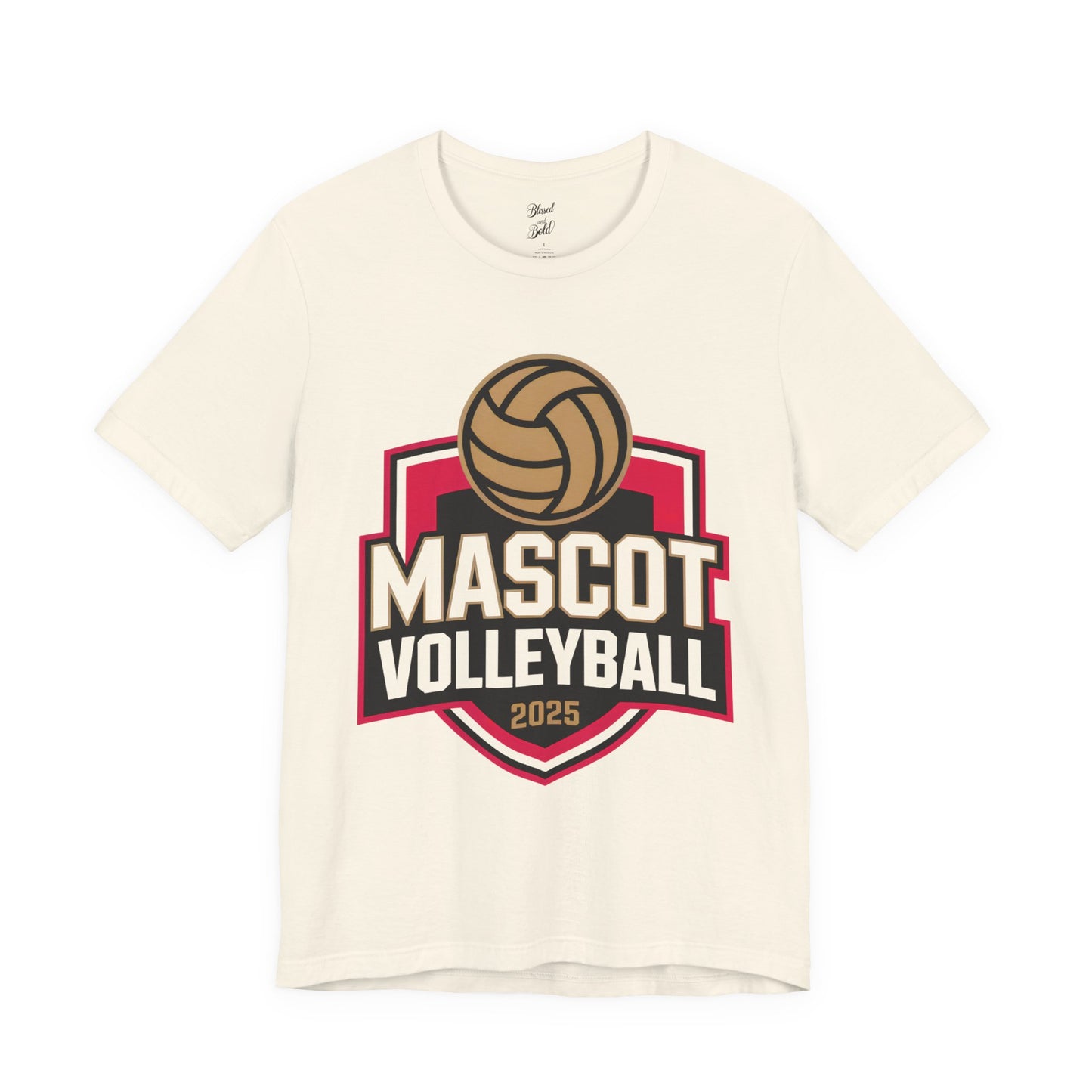 Volleyball Tee - Mascot Volleyball 2025 Unisex Jersey Short Sleeve Tee
