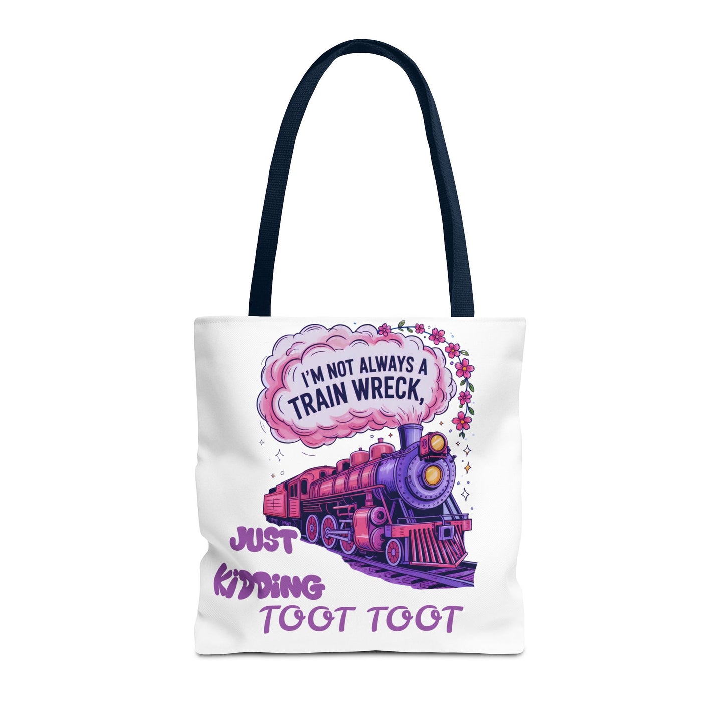 Tote Bag with TOOT TOOT Design