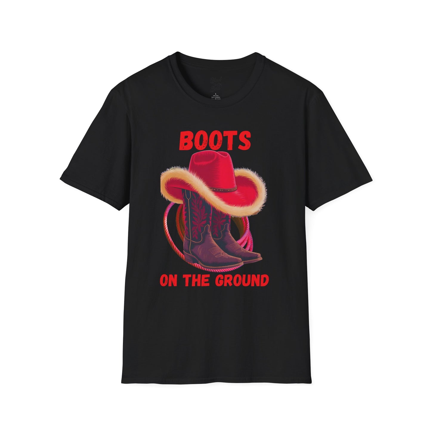 Unisex T-Shirt - BOOTS ON THE GROUND Design