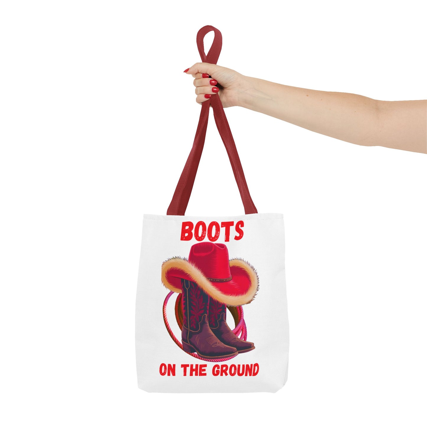 Boots on the Ground Tote Bag