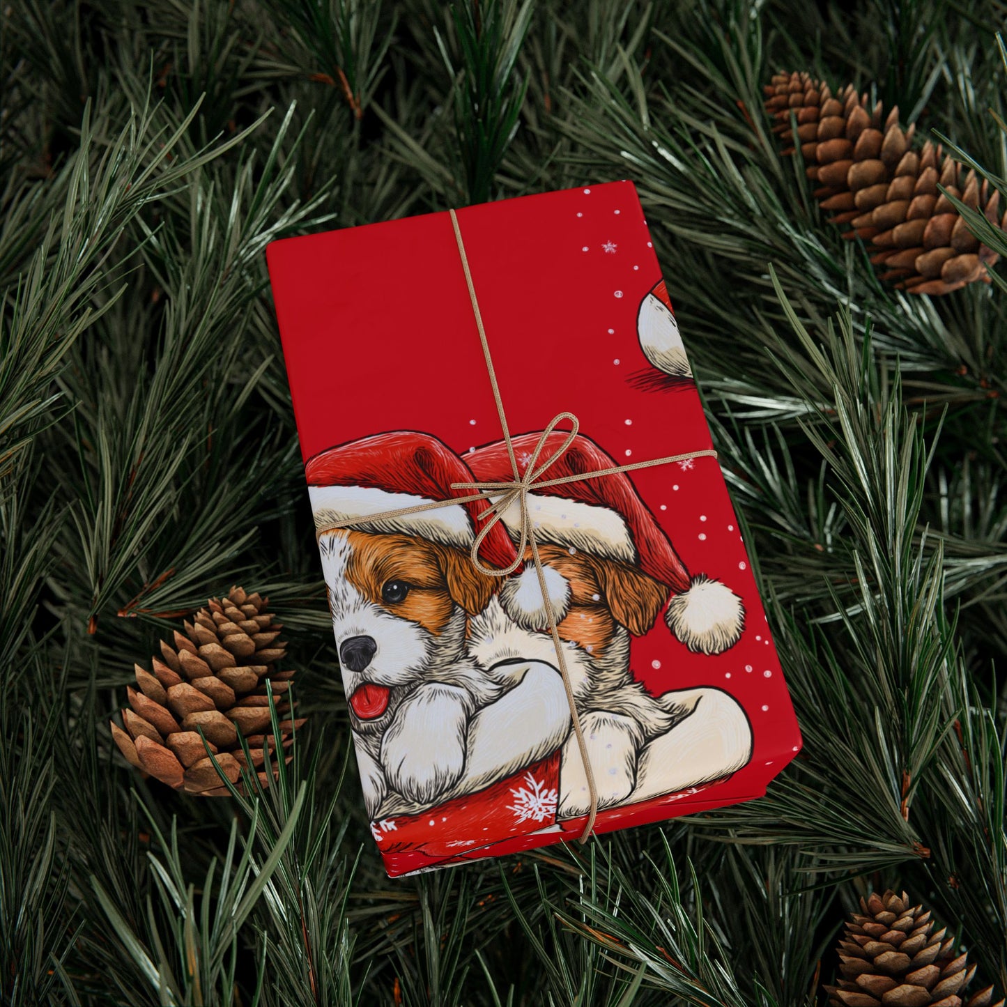 Wrapping Papers - Stocking Full of Puppy Love