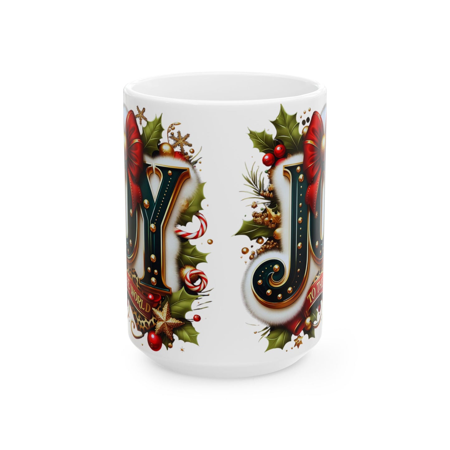 Mug - Joy to the World, Christmas Holiday Gift Idea