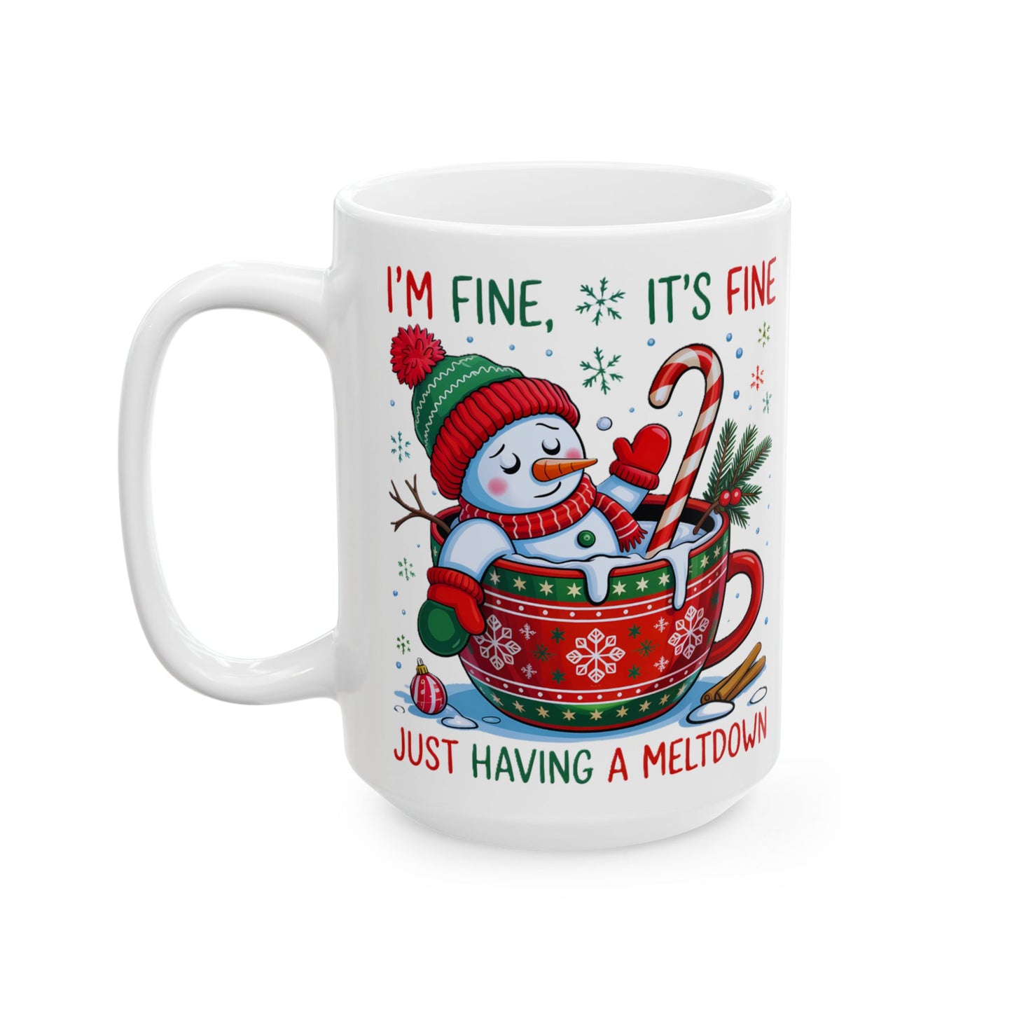 Mug - Fueled by Hot Cocoa Ceramic Mug (11oz, 15oz)