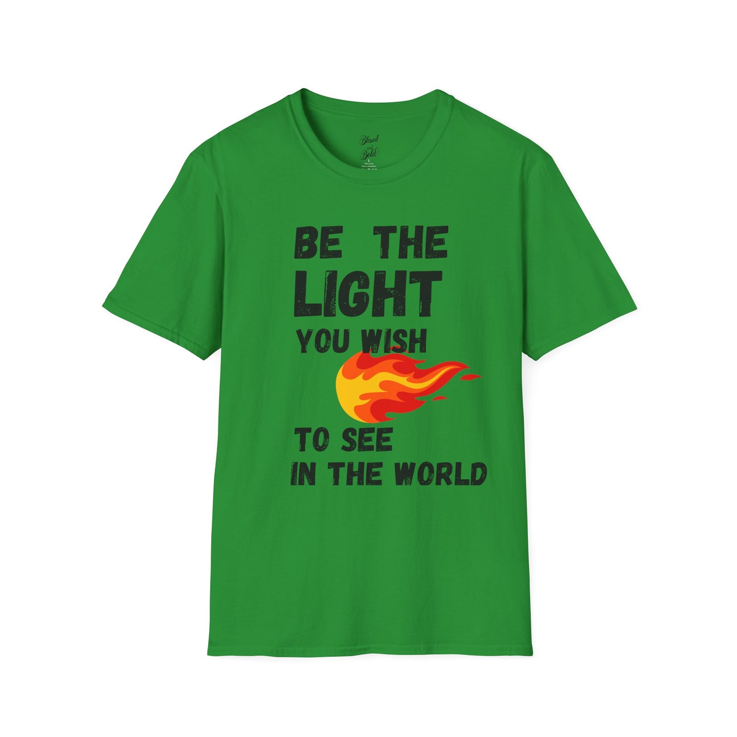Light Inspirational Unisex T-Shirt - Be The Light You Wish To See