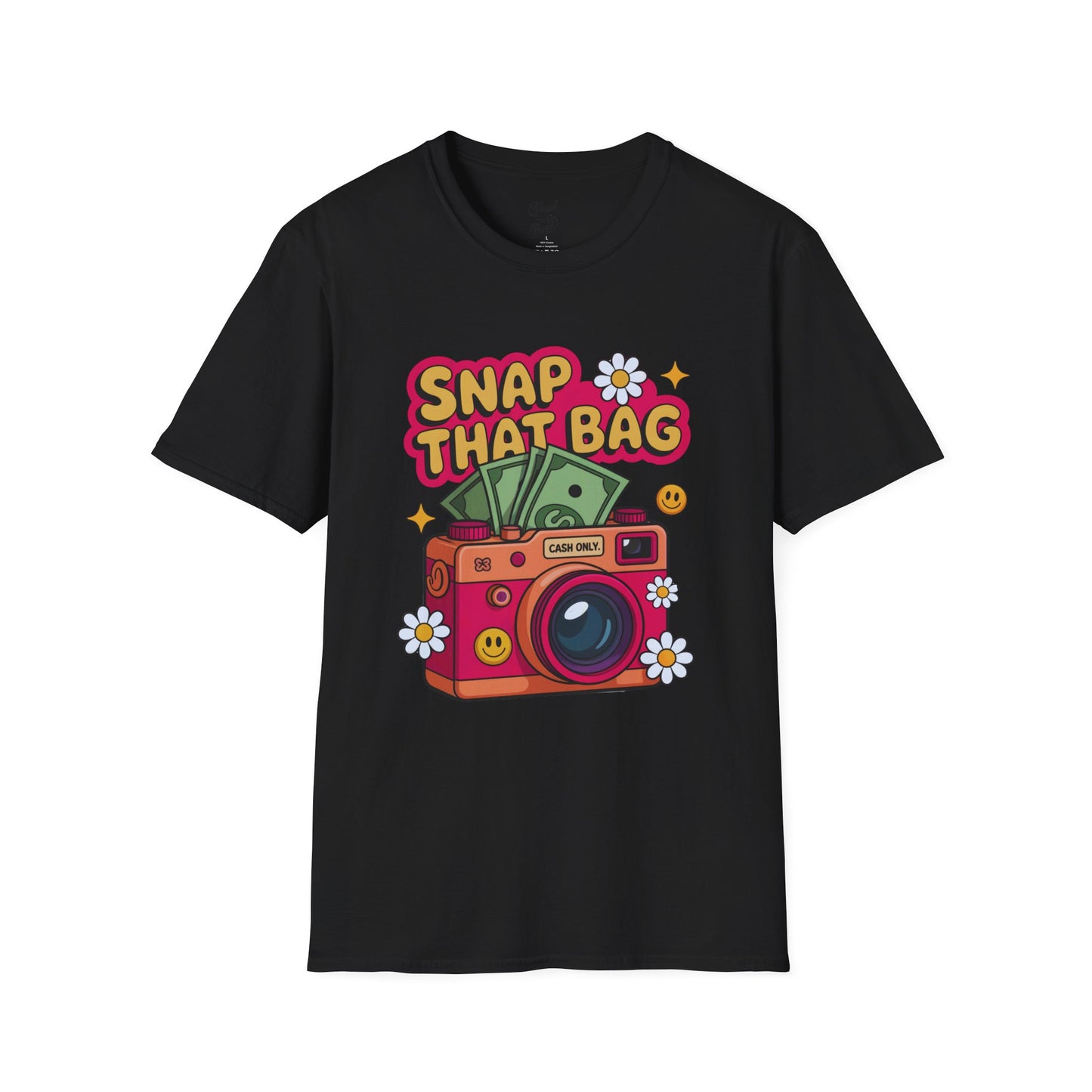 Unisex T-Shirt Snap That Bag Design