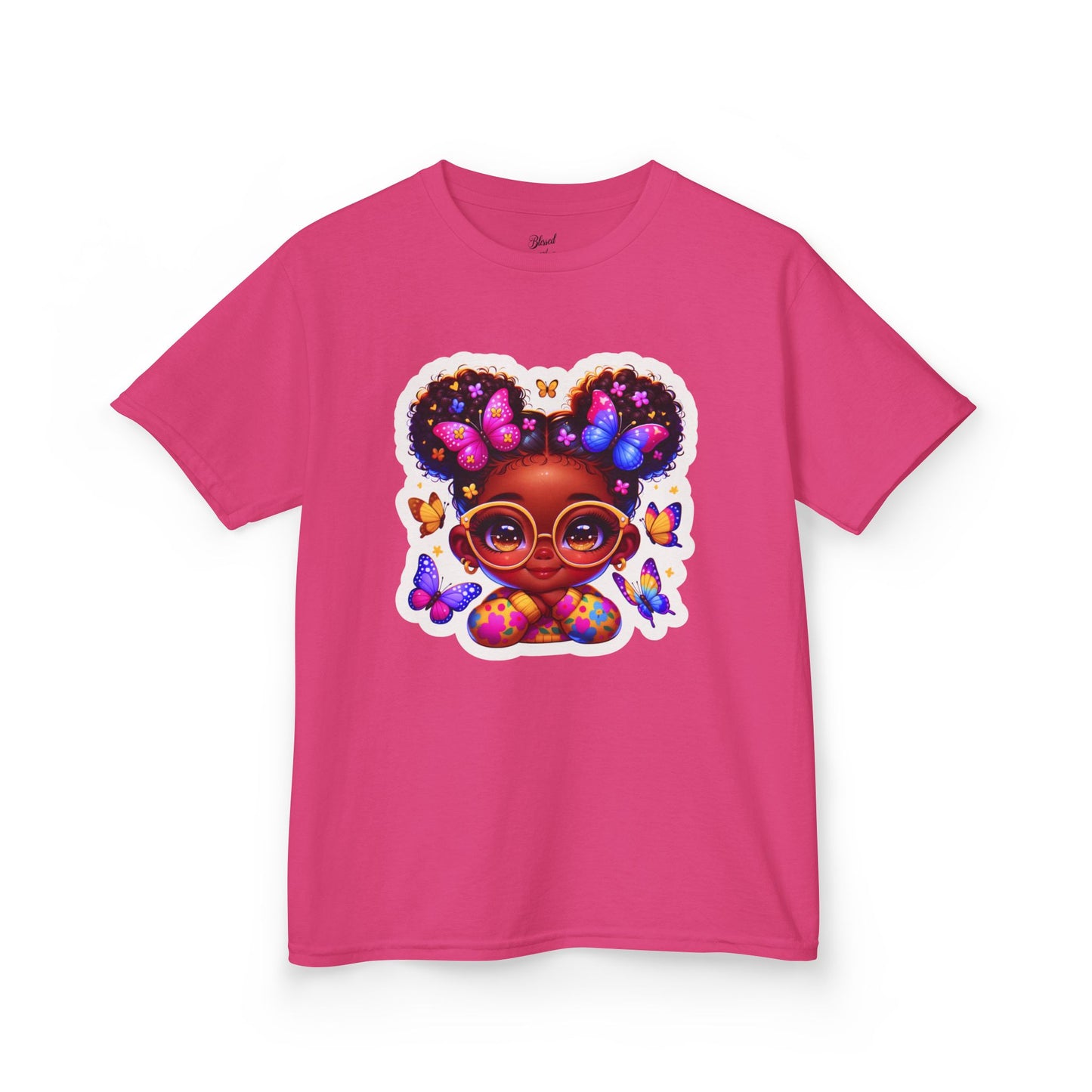 Kids Tee - Glow Girl: Sweet, Smart & Sparkly Design
