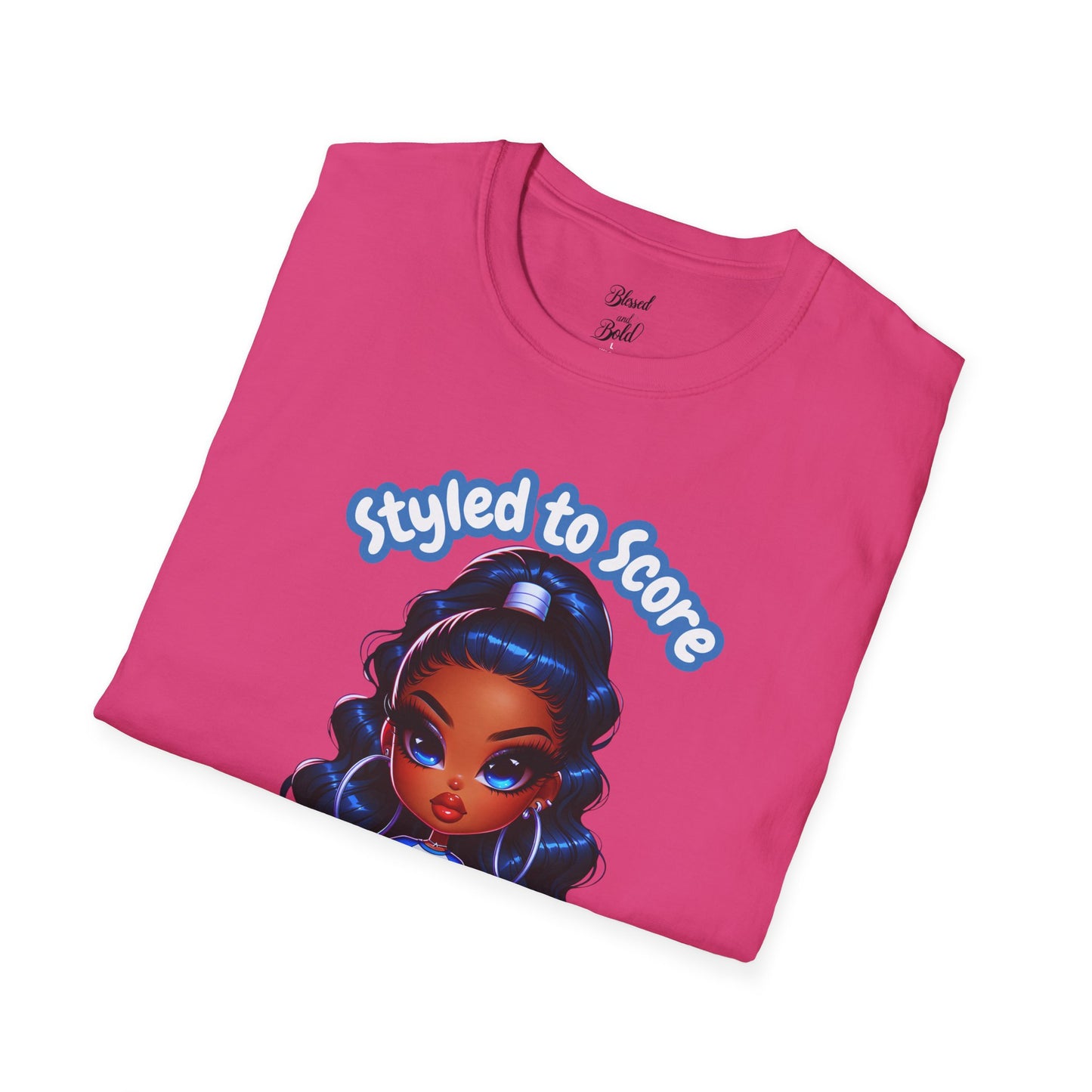 Softstyle T-Shirt Styled to Score