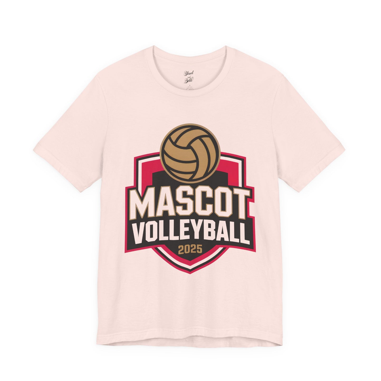 Volleyball Tee - Mascot Volleyball 2025 Unisex Jersey Short Sleeve Tee