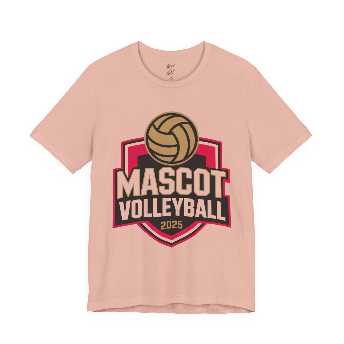 Volleyball Tee - Mascot Volleyball 2025 Unisex Jersey Short Sleeve Tee