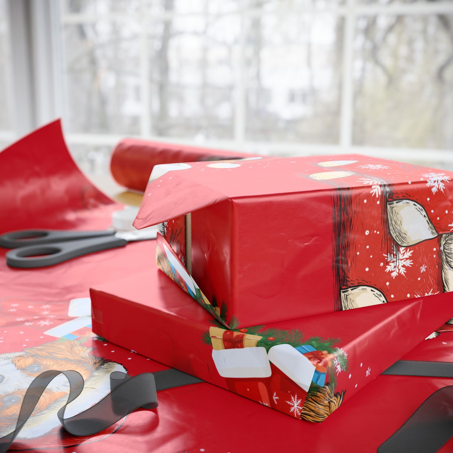 Wrapping Papers - Stocking Full of Puppy Love