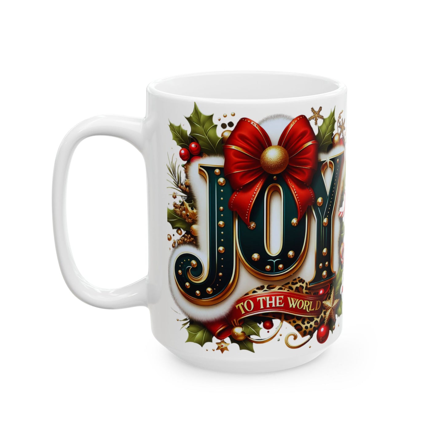Mug - Joy to the World, Christmas Holiday Gift Idea