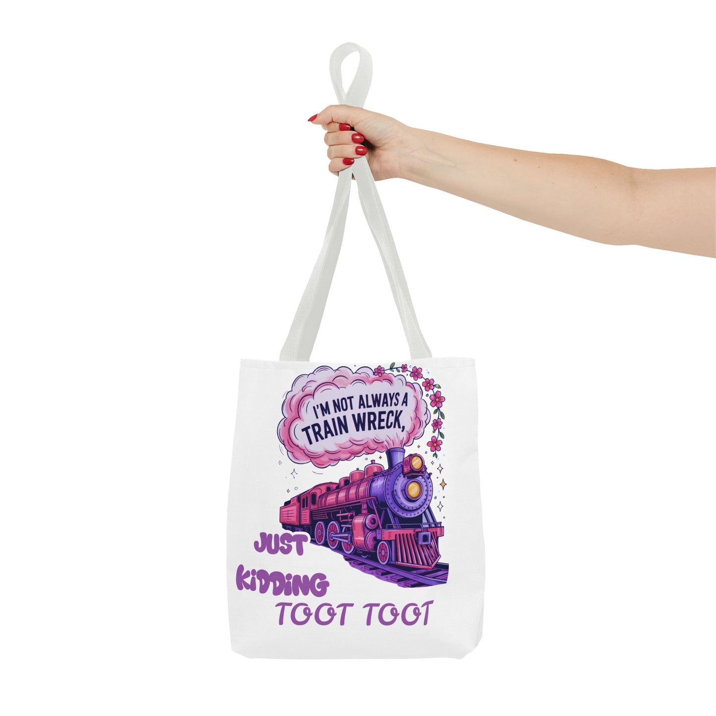 Tote Bag with TOOT TOOT Design