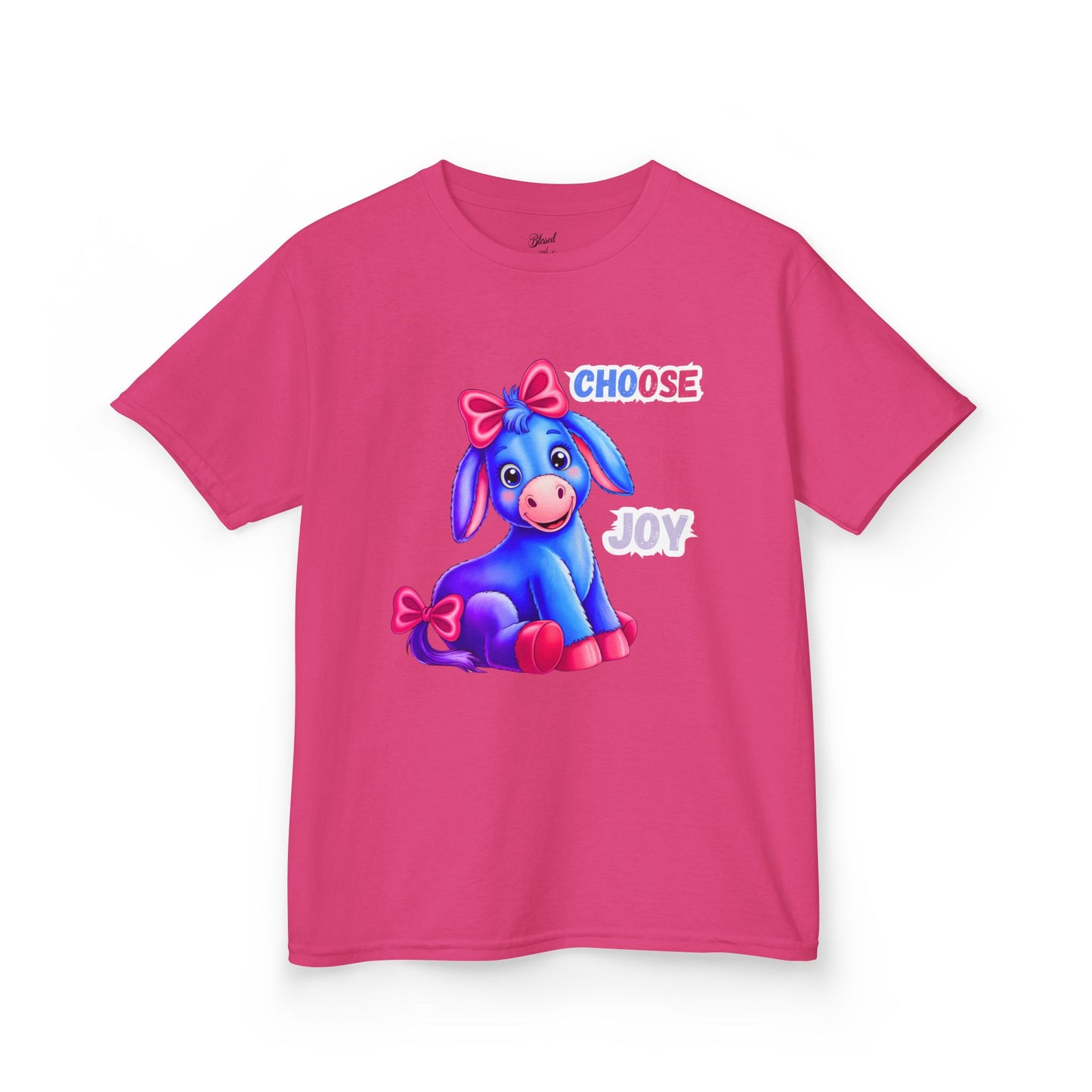 Kids Tee - CHOOSE JOY - Inspirational Quote Shirt for Children