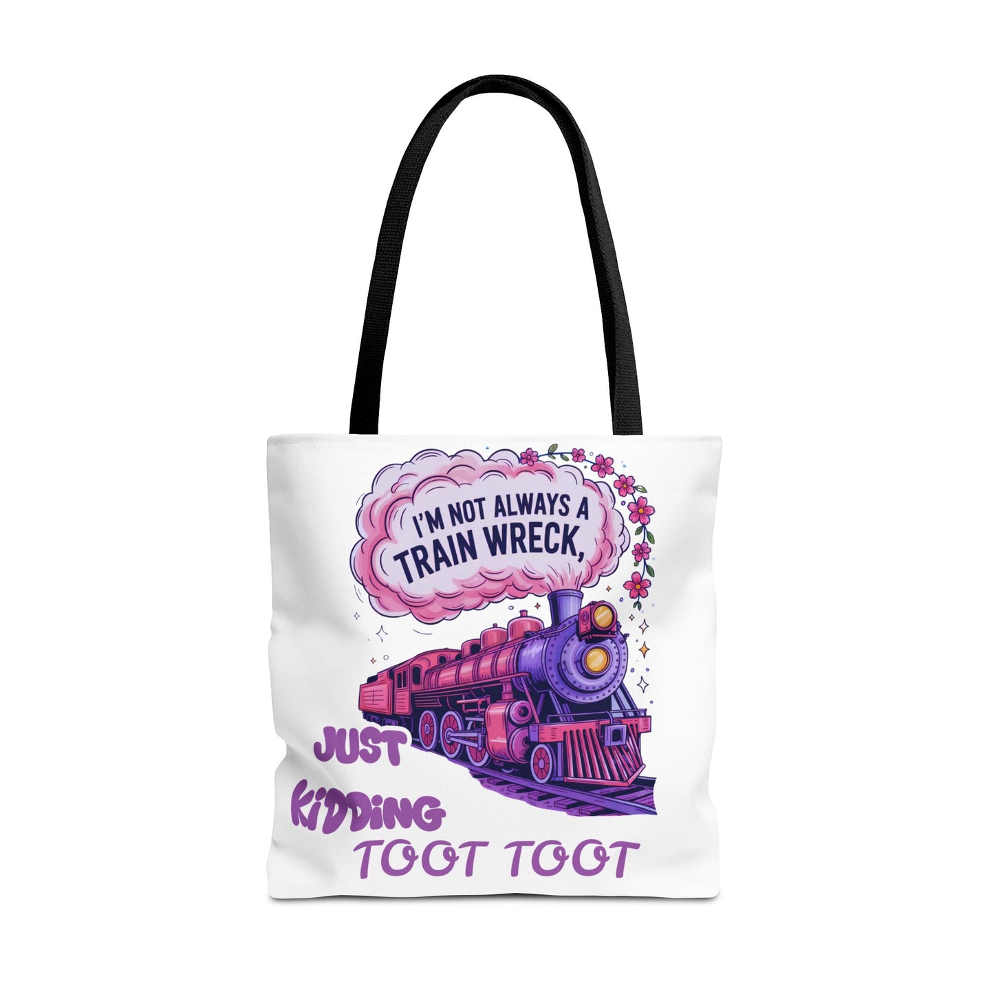 Tote Bag with TOOT TOOT Design
