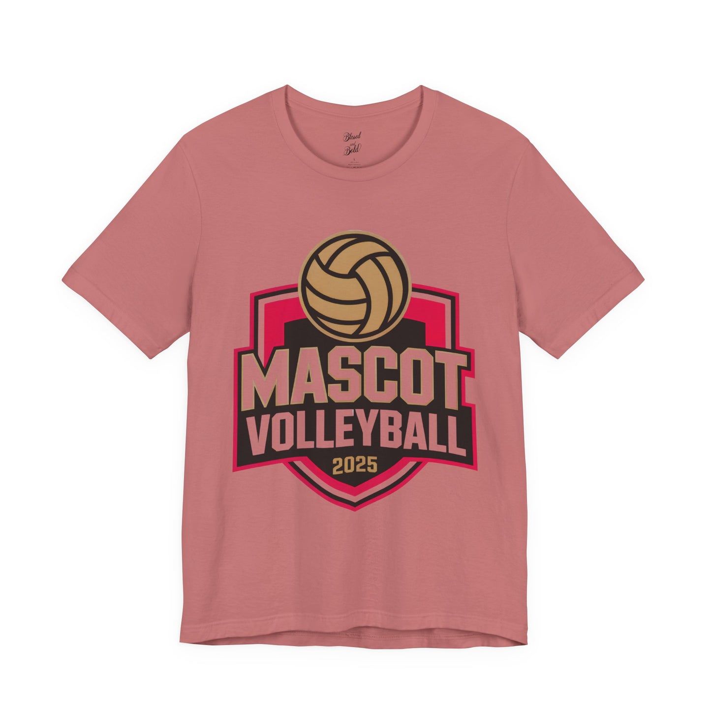 Volleyball Tee - Mascot Volleyball 2025 Unisex Jersey Short Sleeve Tee