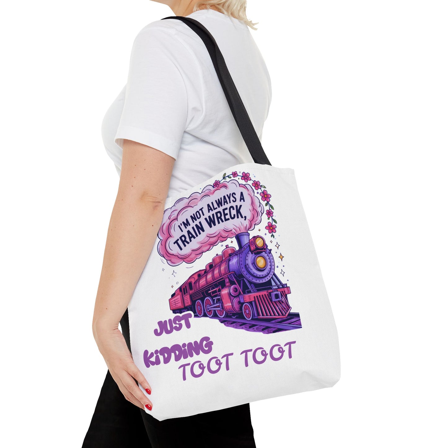 Tote Bag with TOOT TOOT Design