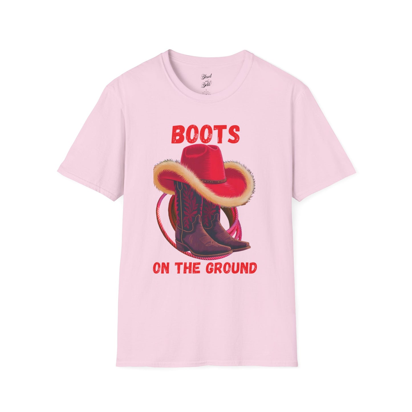 Unisex T-Shirt - BOOTS ON THE GROUND Design