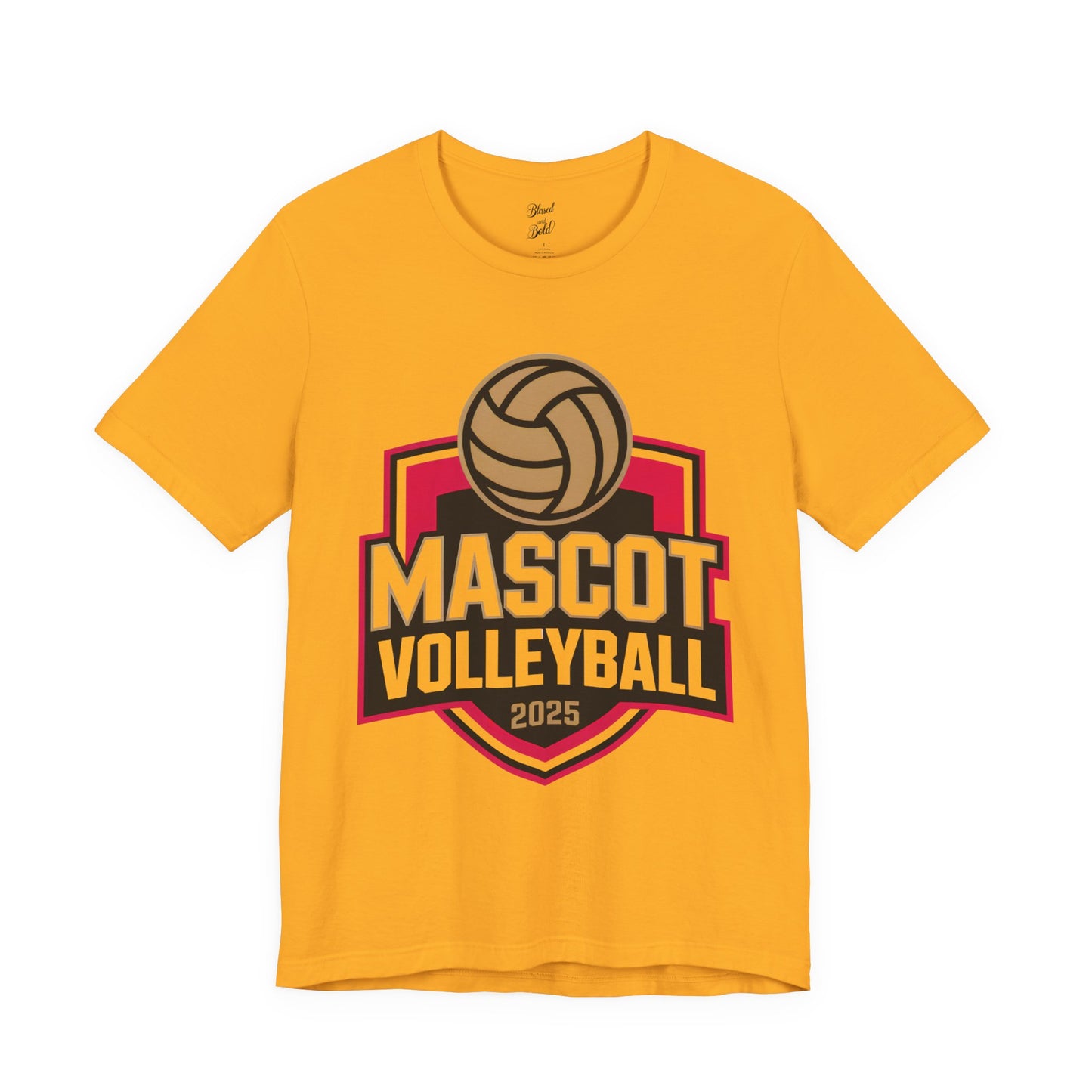 Volleyball Tee - Mascot Volleyball 2025 Unisex Jersey Short Sleeve Tee