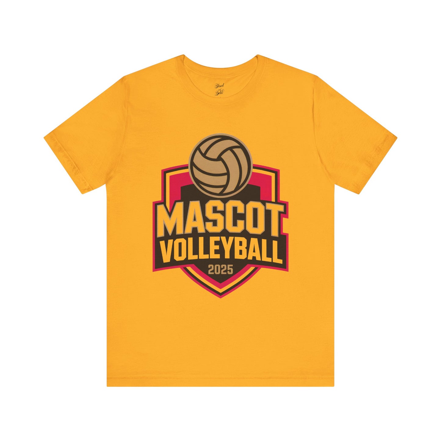 Volleyball Tee - Mascot Volleyball 2025 Unisex Jersey Short Sleeve Tee