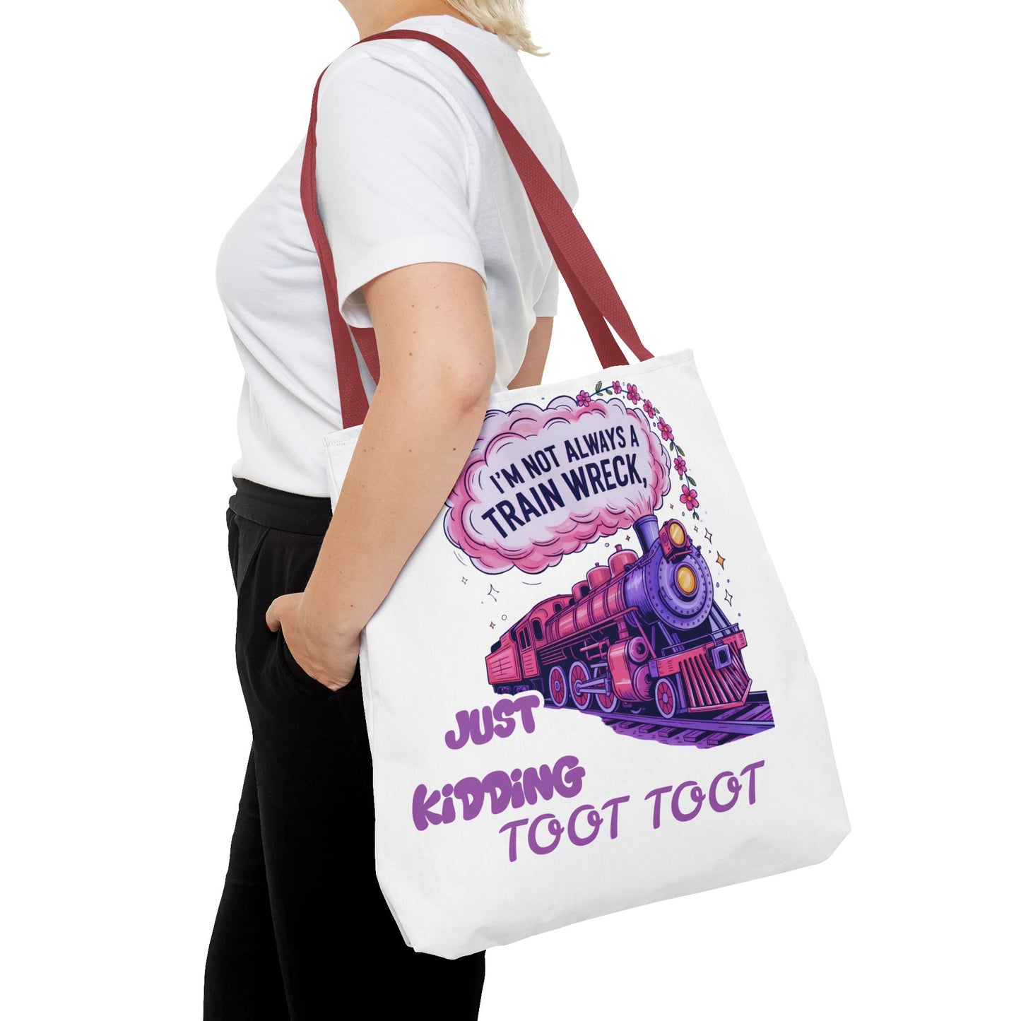 Tote Bag with TOOT TOOT Design