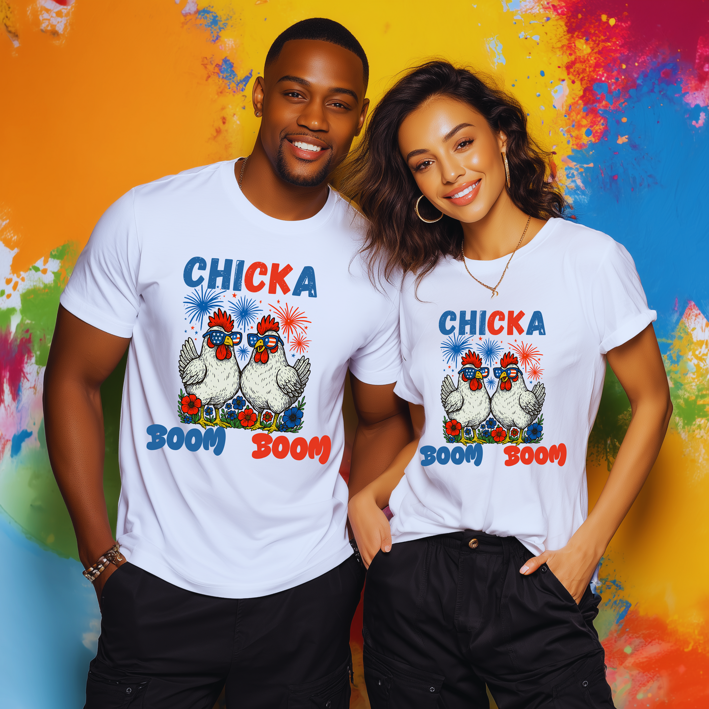 T-Shirt - CHICKA BOOM BOOM Design
