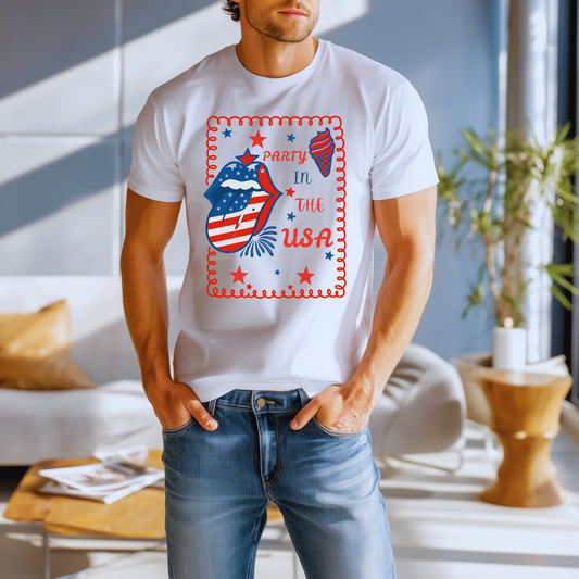 Graphic T-Shirt Party in the USA