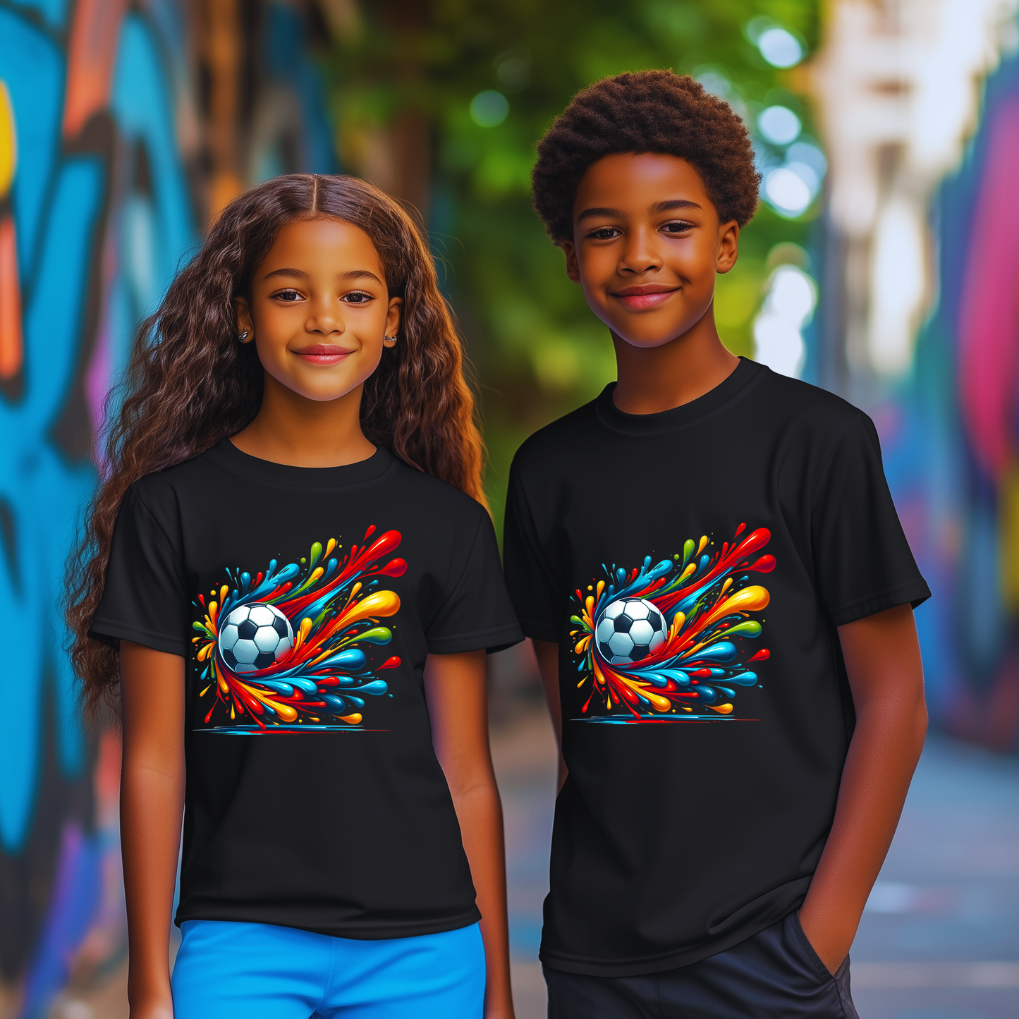 Kids T-Shirt DRIP KICK REPEAT Design