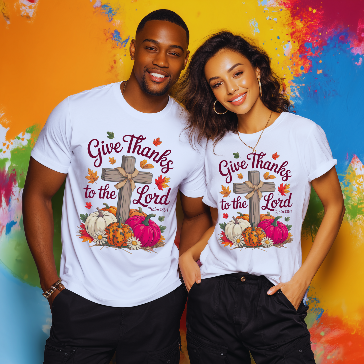 Psalm 136:1 Unisex T-Shirt