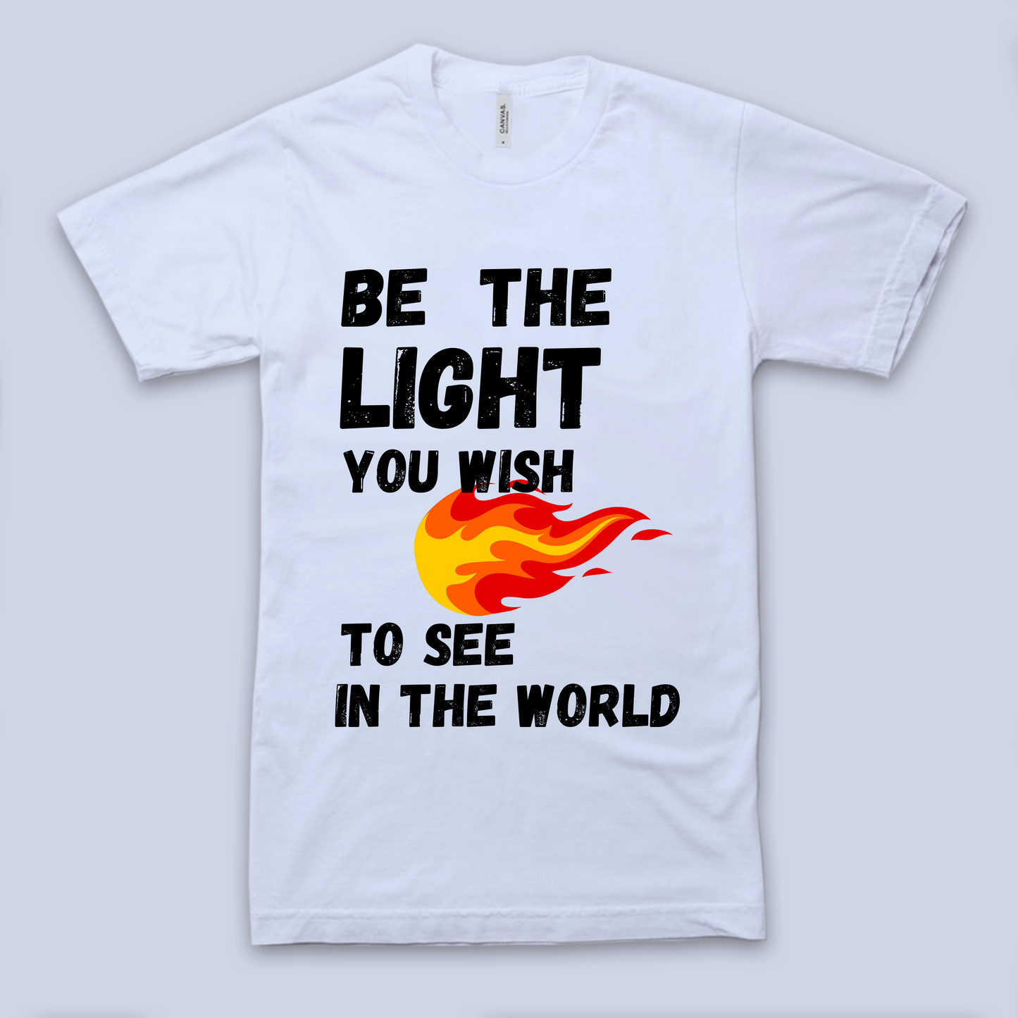 Light Inspirational Unisex T-Shirt - Be The Light You Wish To See