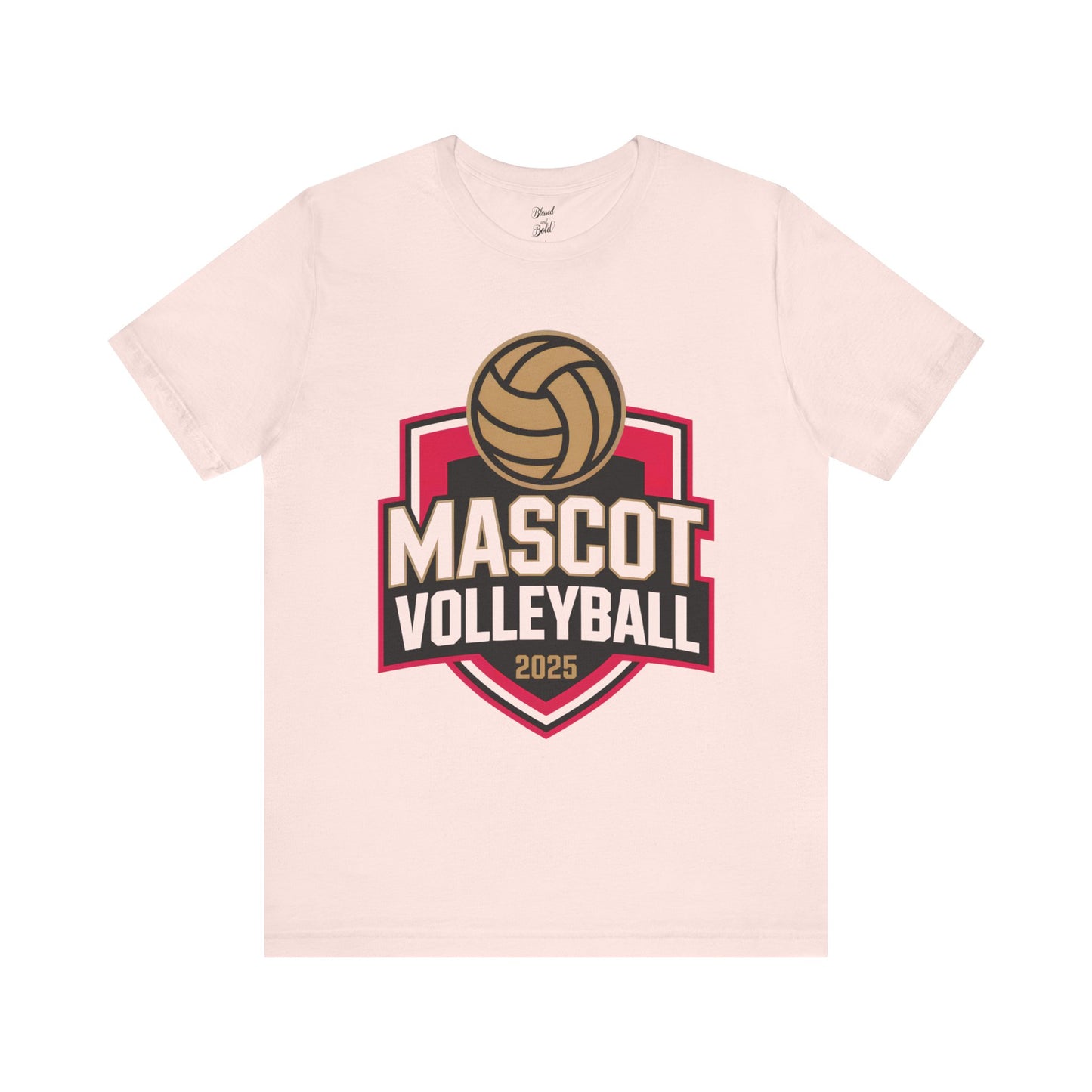 Volleyball Tee - Mascot Volleyball 2025 Unisex Jersey Short Sleeve Tee