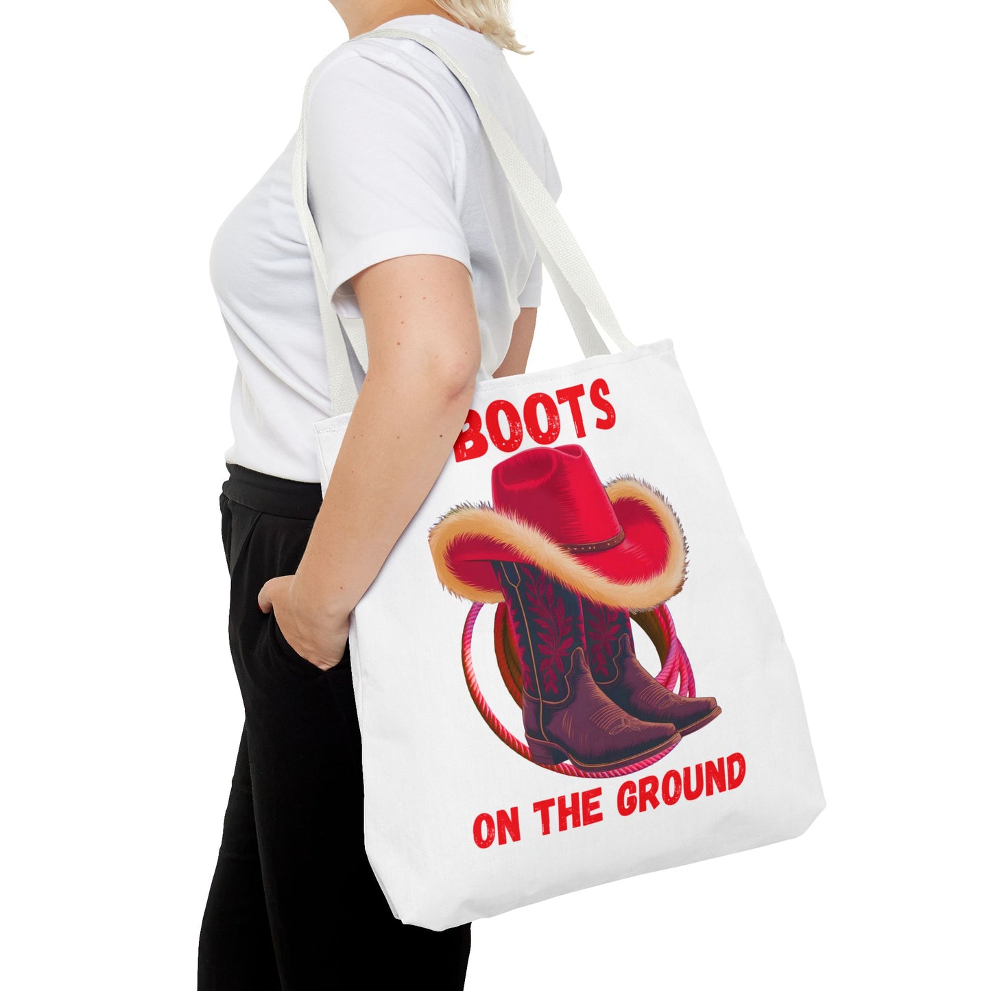 Boots on the Ground Tote Bag