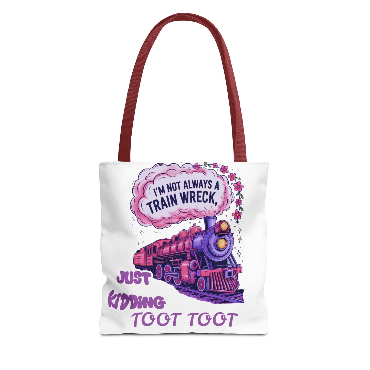 Tote Bag with TOOT TOOT Design
