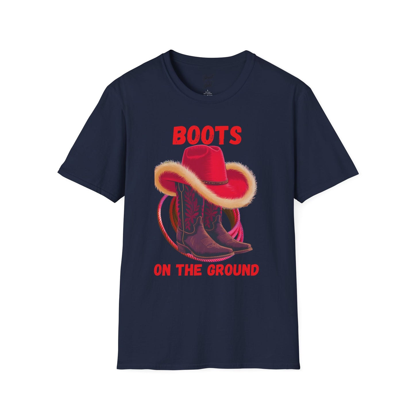 Unisex T-Shirt - BOOTS ON THE GROUND Design