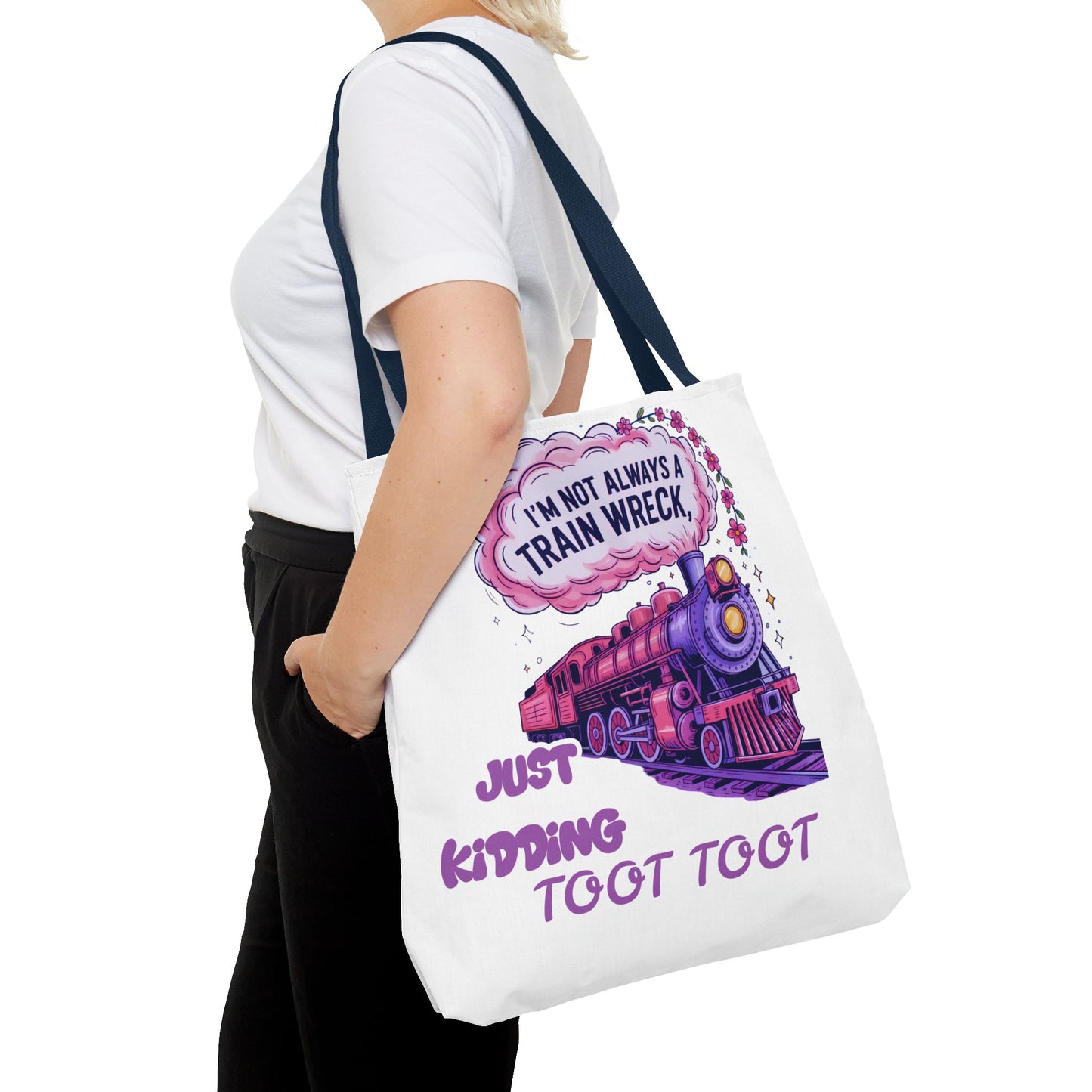 Tote Bag with TOOT TOOT Design