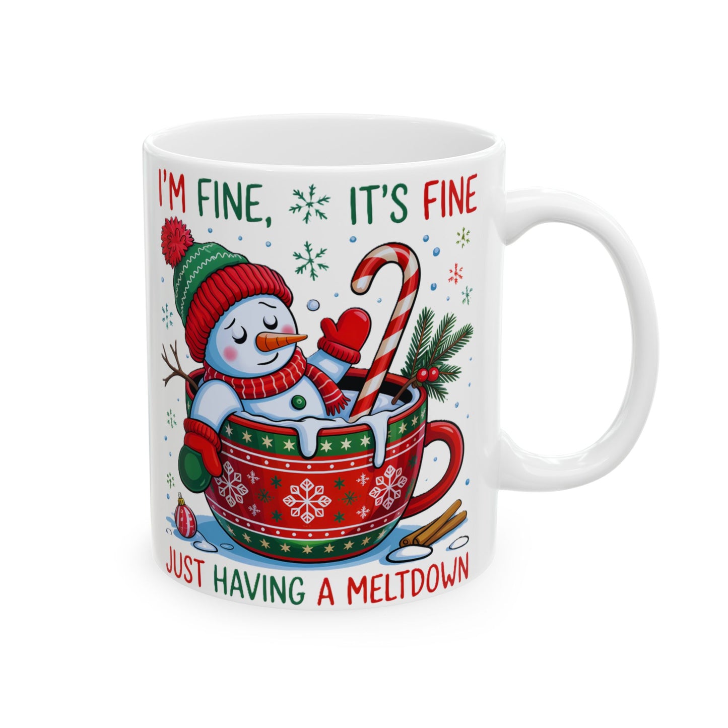 Mug - Fueled by Hot Cocoa Ceramic Mug (11oz, 15oz)