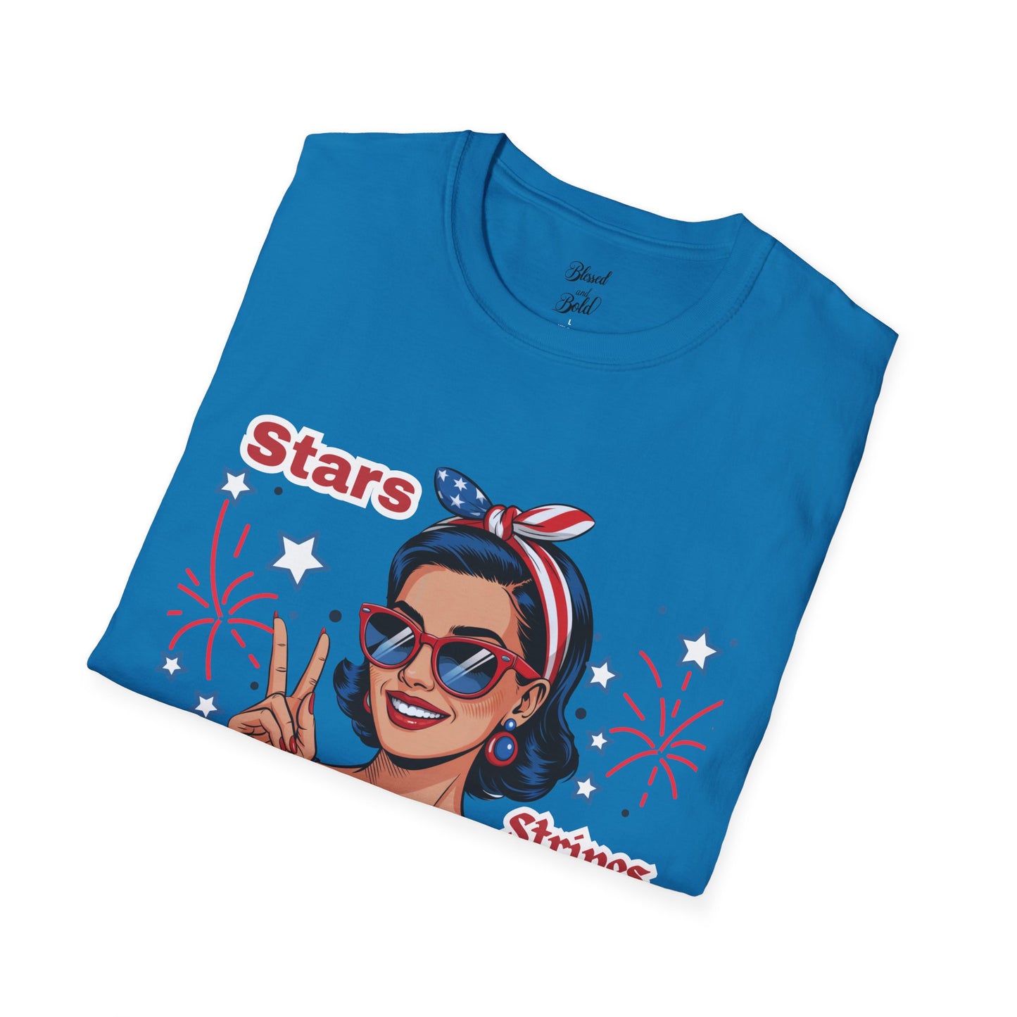 Star & Stripe Unisex T-Shirt - Patriotic Graphic Tee