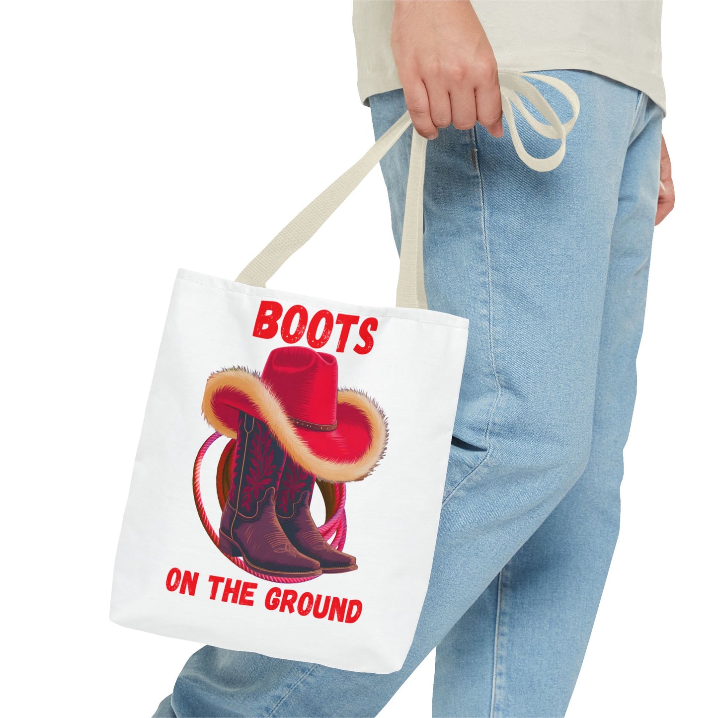Boots on the Ground Tote Bag