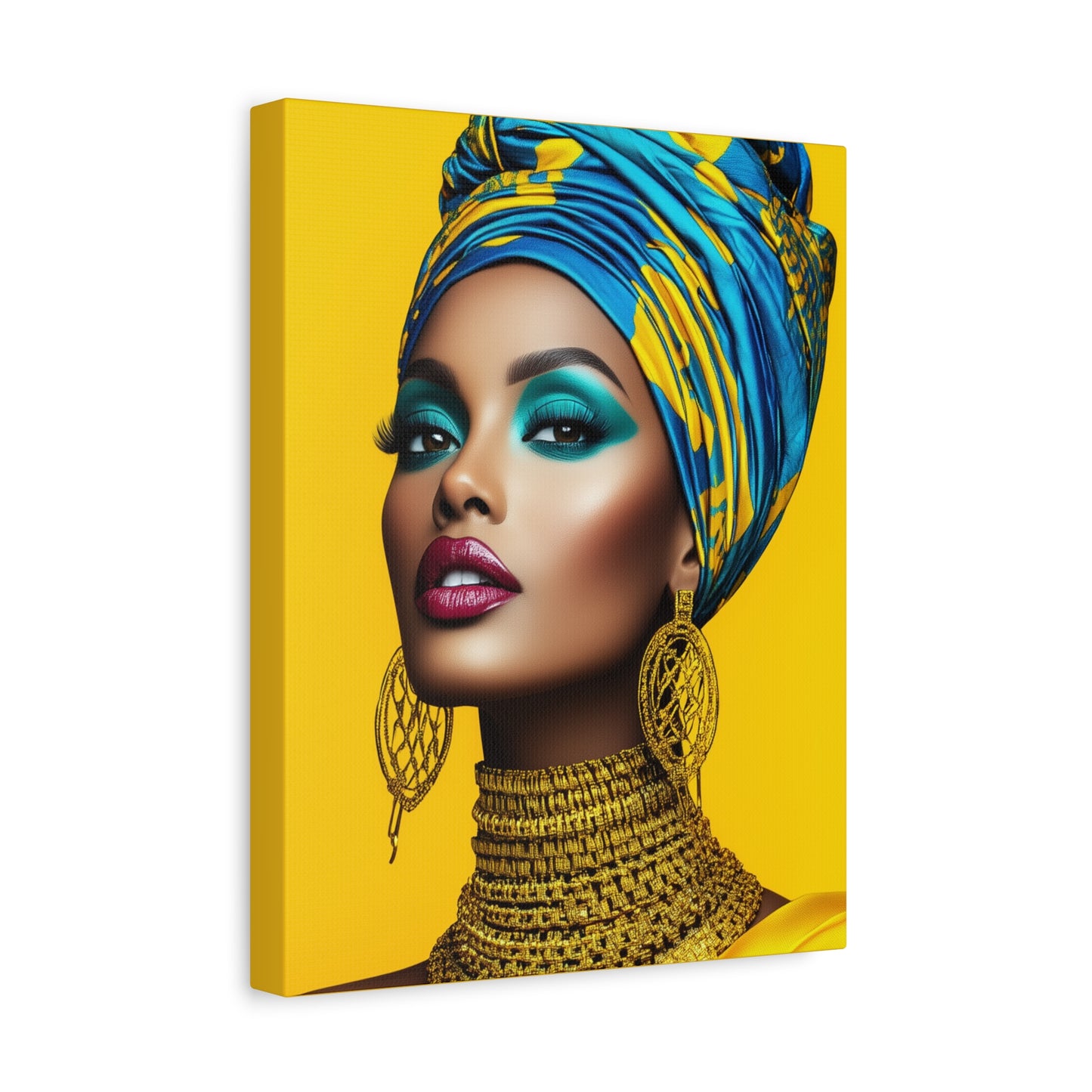 Canvas Art - The Power of African Elegance