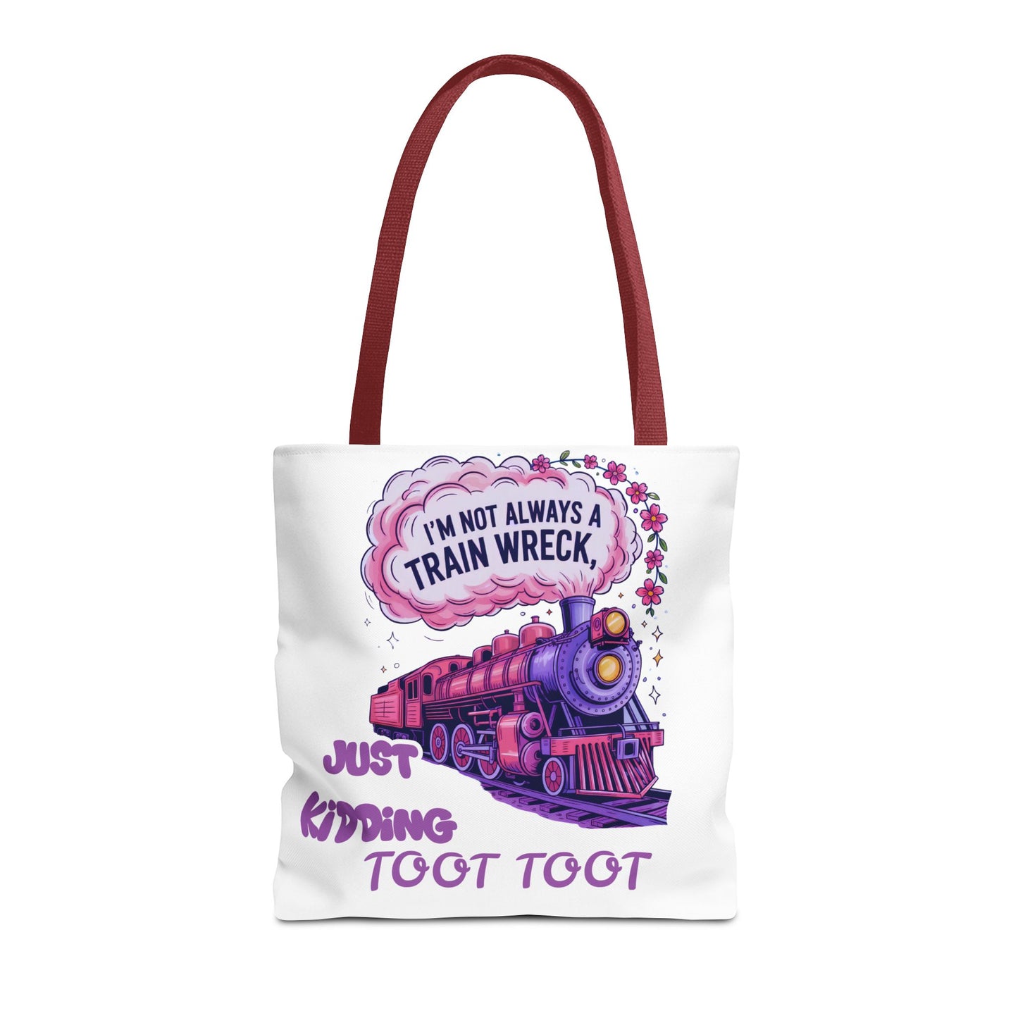 Tote Bag with TOOT TOOT Design
