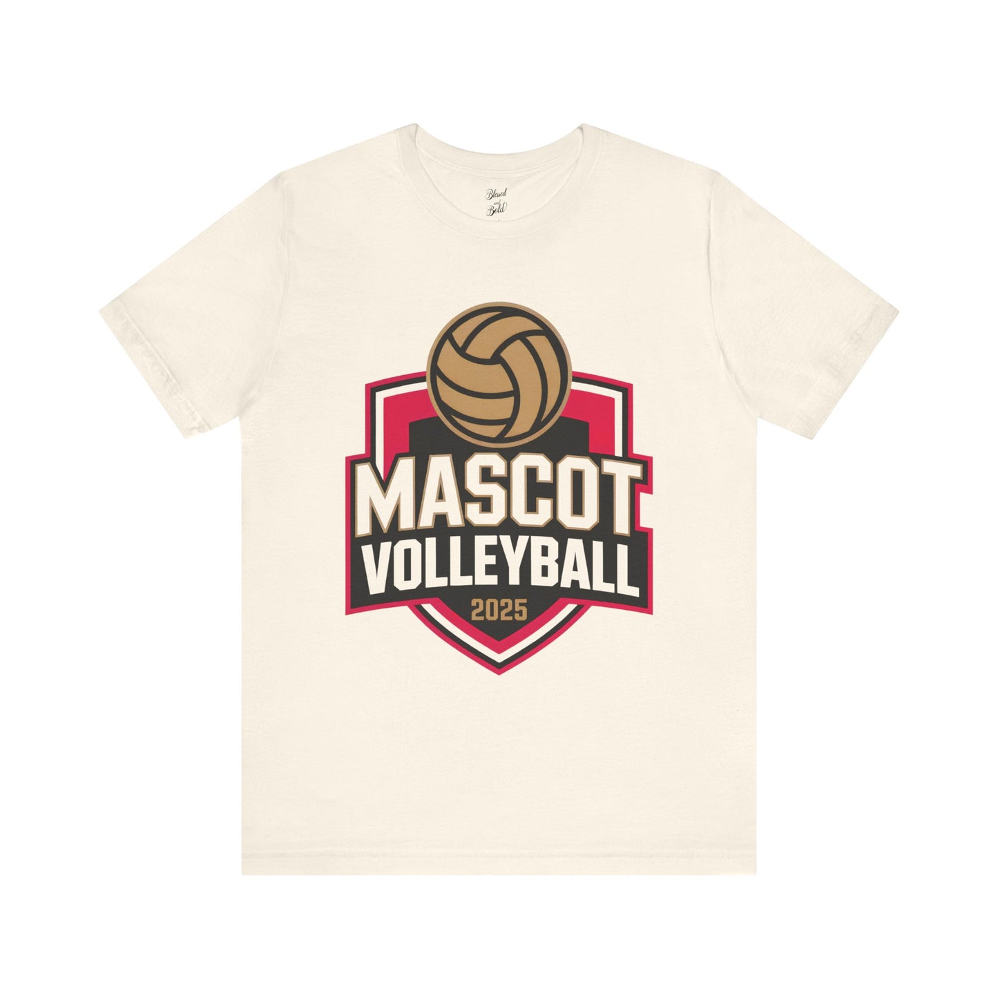 Volleyball Tee - Mascot Volleyball 2025 Unisex Jersey Short Sleeve Tee