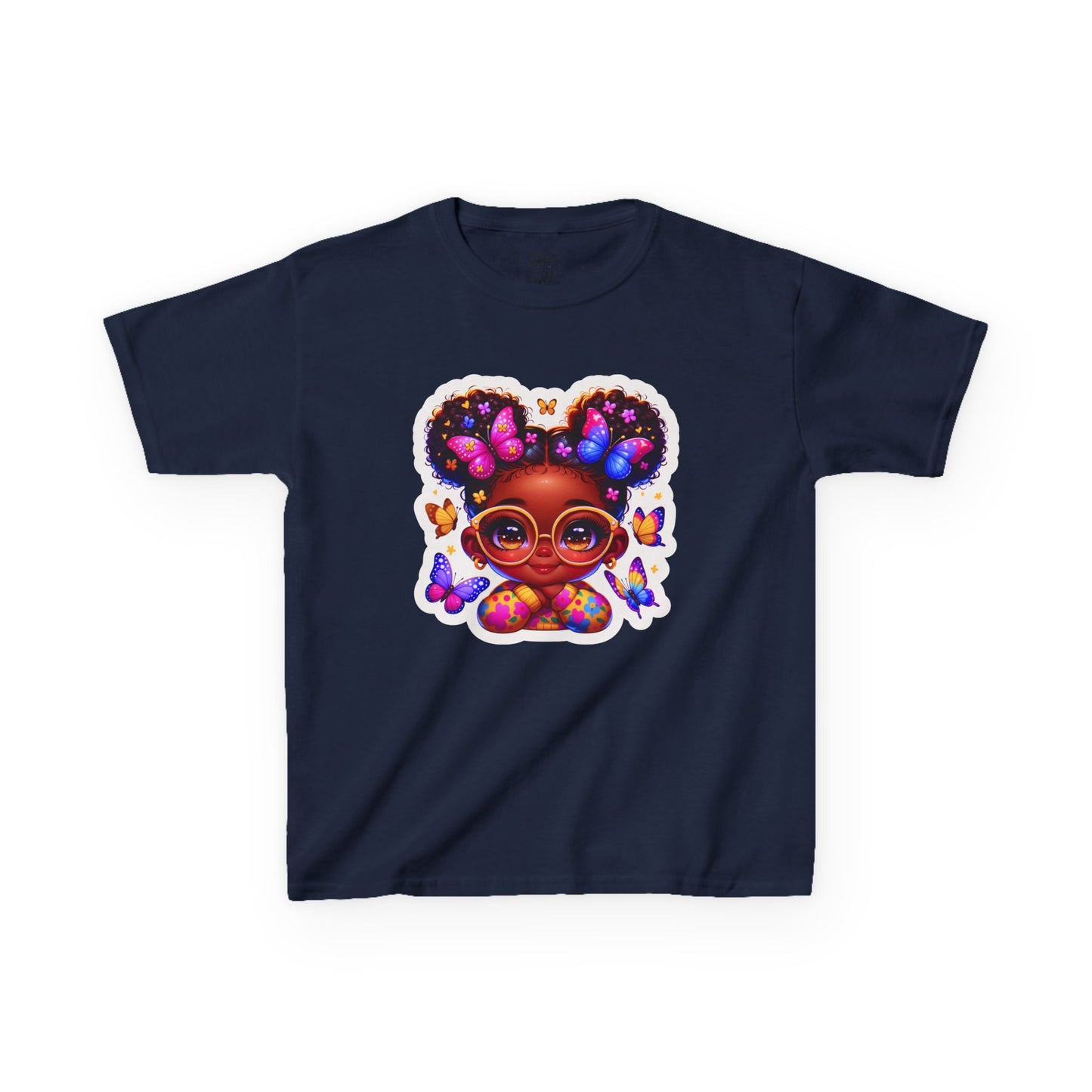 Kids Tee - Glow Girl: Sweet, Smart & Sparkly Design