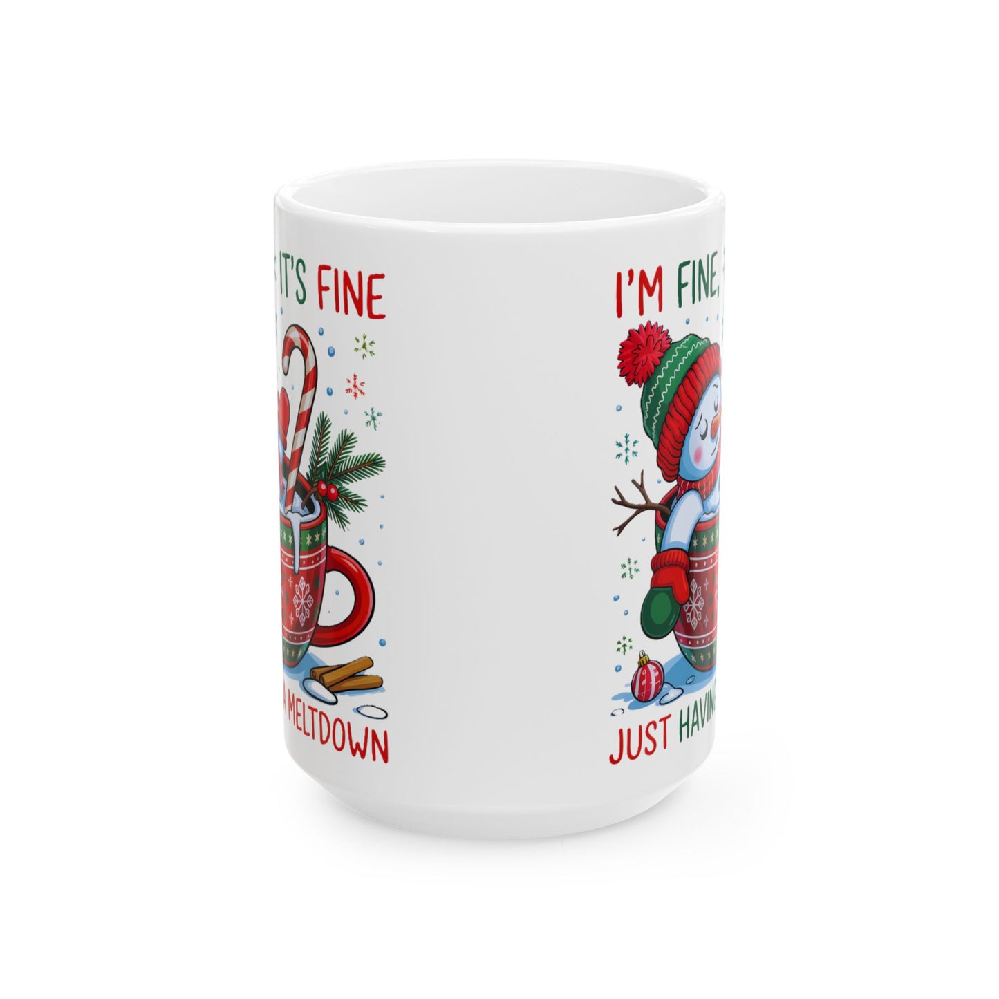Mug - Fueled by Hot Cocoa Ceramic Mug (11oz, 15oz)