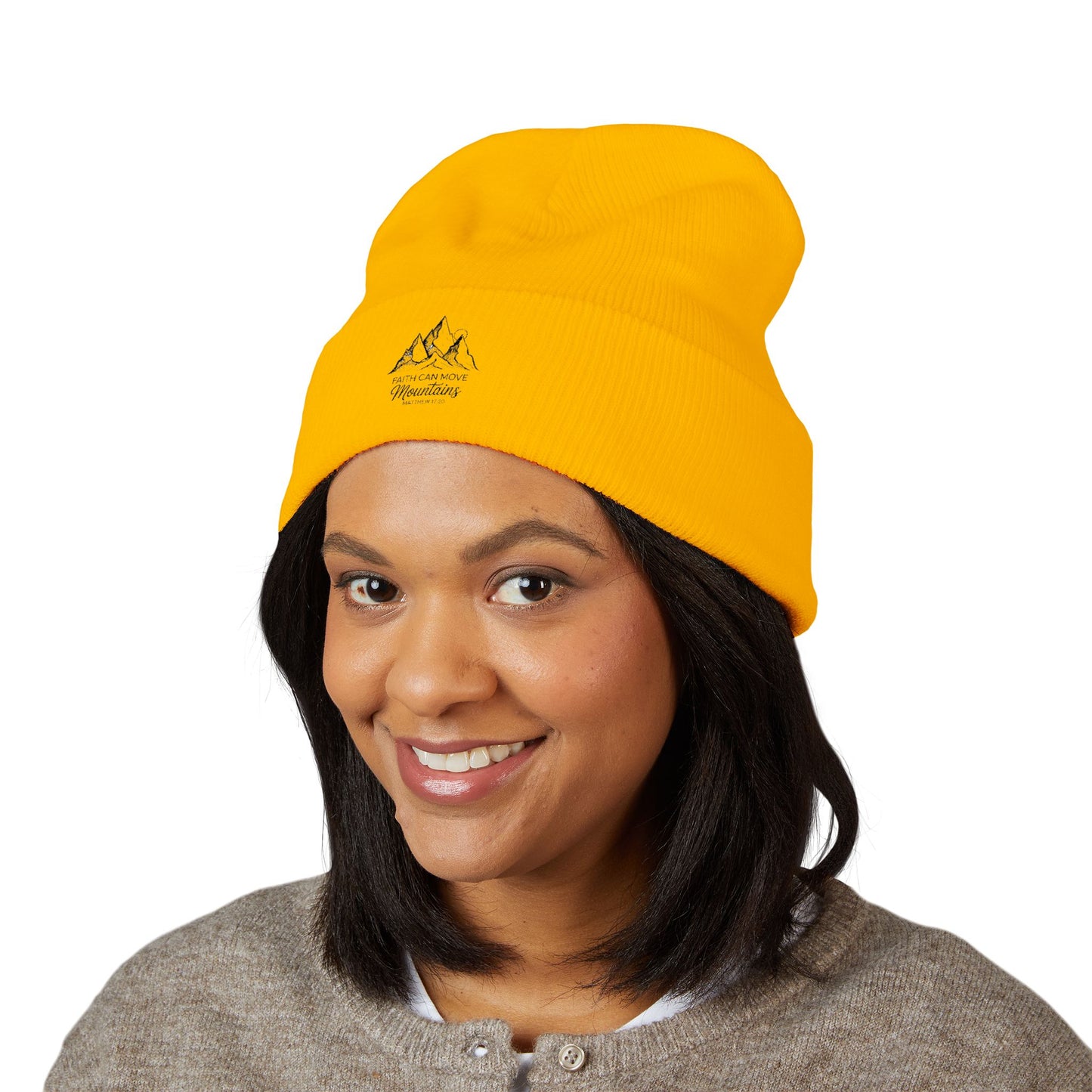 Beanie Faith Can Move Mountains Matthew 17:20