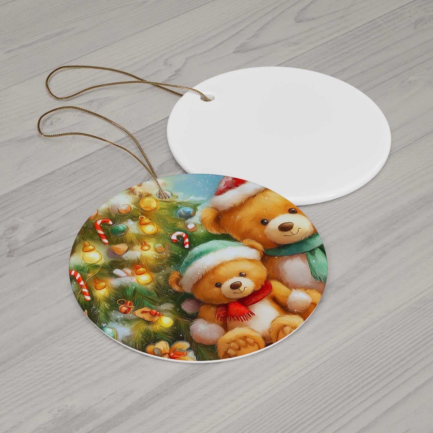 Christmas Ceramic Ornament - Love You Beary Much