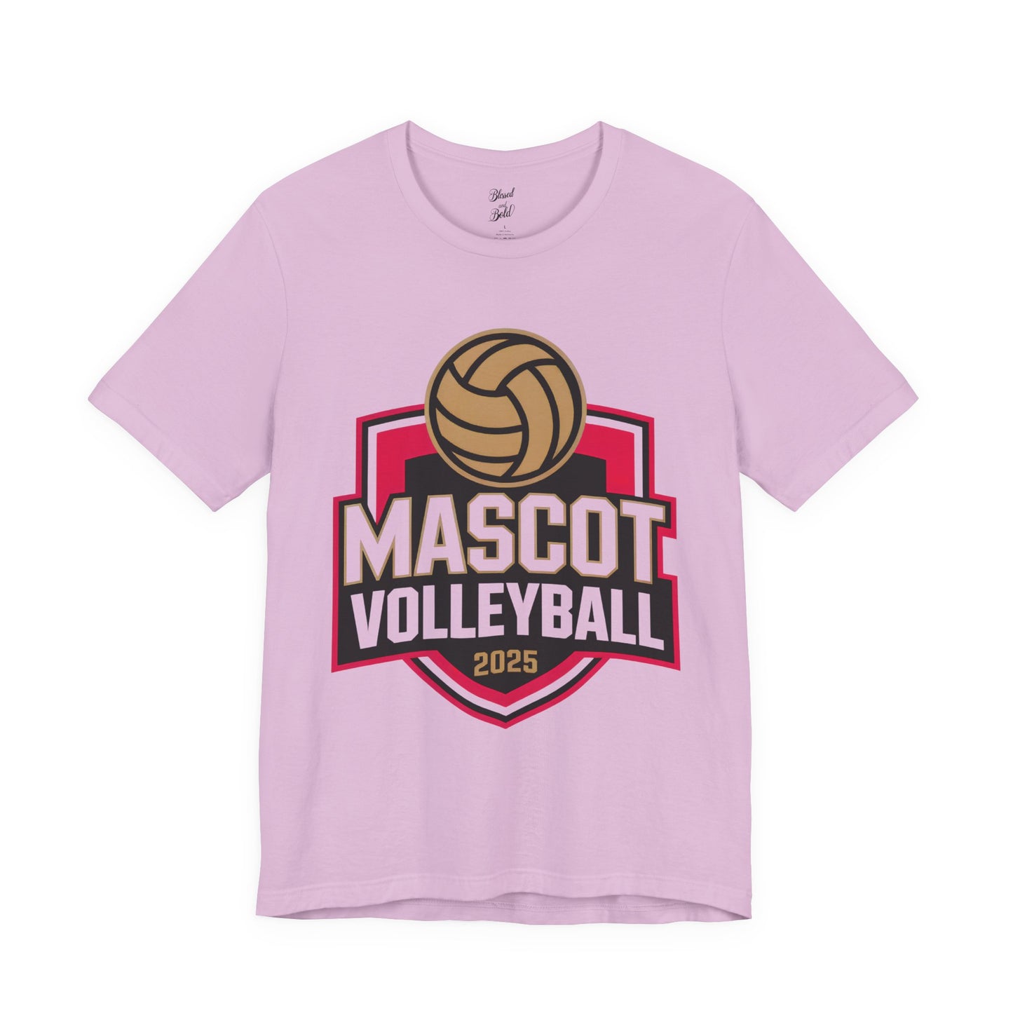 Volleyball Tee - Mascot Volleyball 2025 Unisex Jersey Short Sleeve Tee