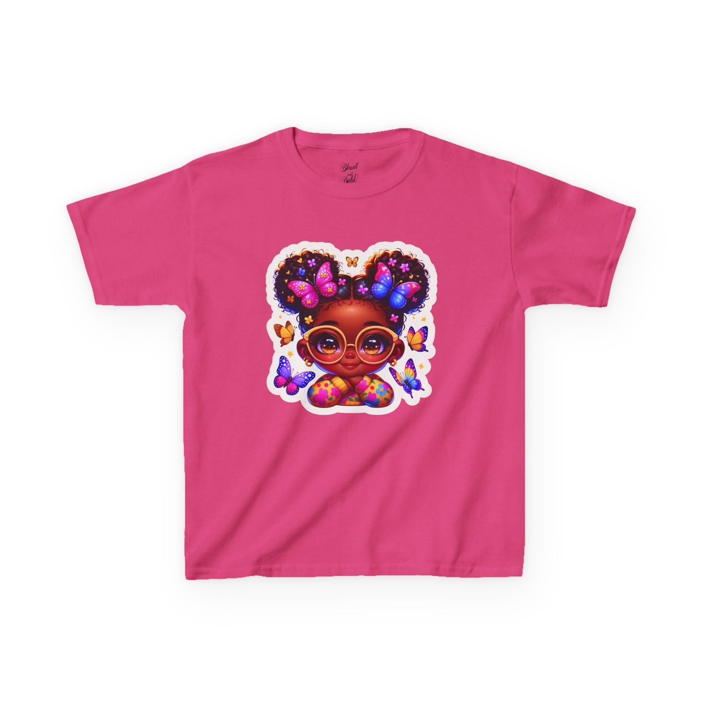 Kids Tee - Glow Girl: Sweet, Smart & Sparkly Design