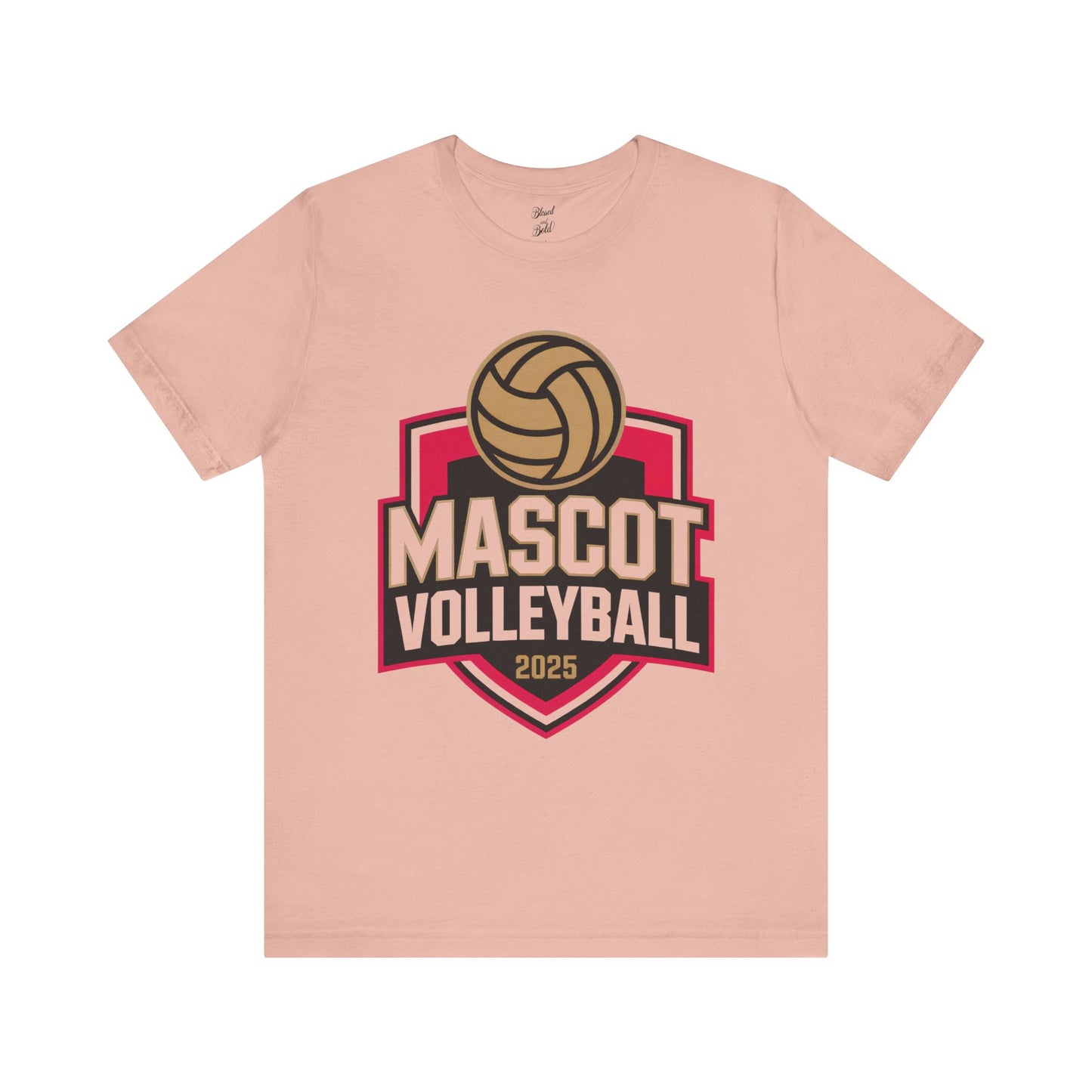 Volleyball Tee - Mascot Volleyball 2025 Unisex Jersey Short Sleeve Tee