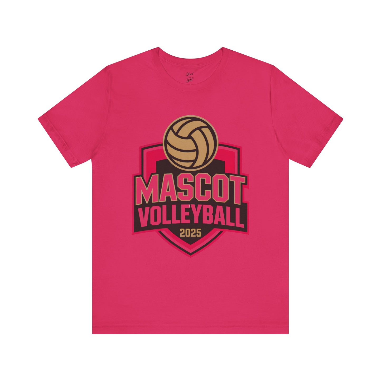 Volleyball Tee - Mascot Volleyball 2025 Unisex Jersey Short Sleeve Tee