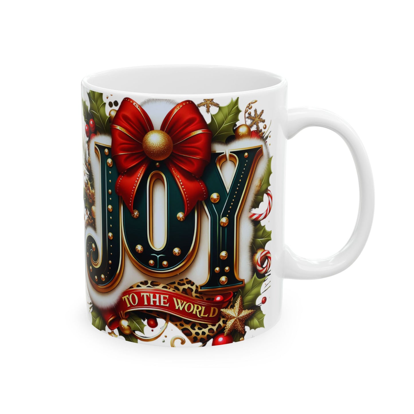 Mug - Joy to the World, Christmas Holiday Gift Idea