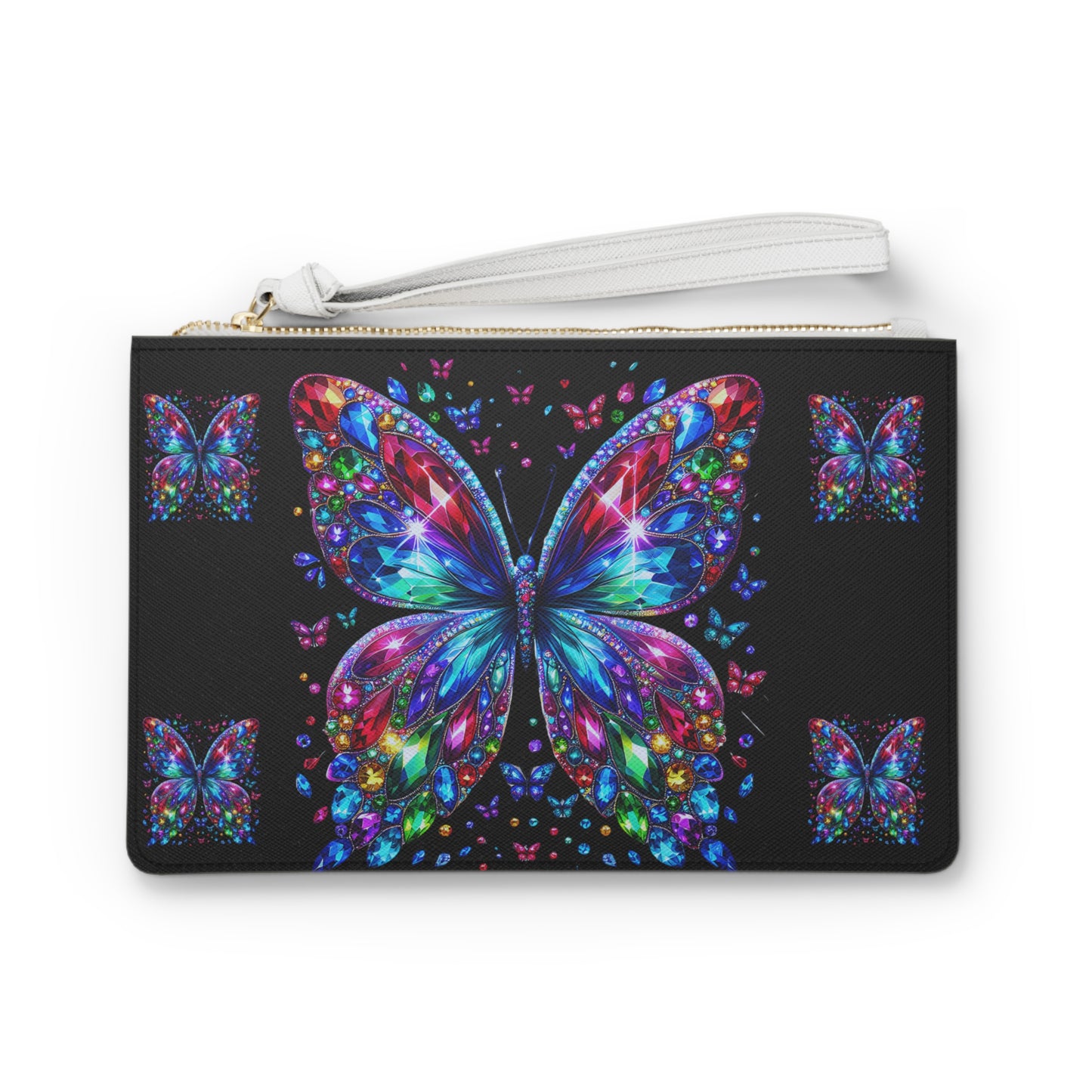 Clutch Bag - Butterfly Radiance